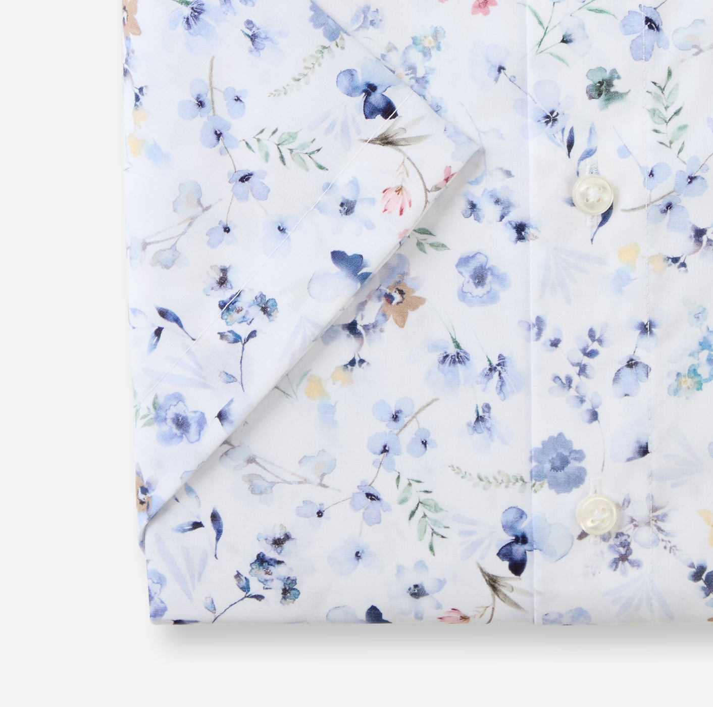 OLYMP Chemise à manches courtes »Luxor comfort fit« mit floralem Print