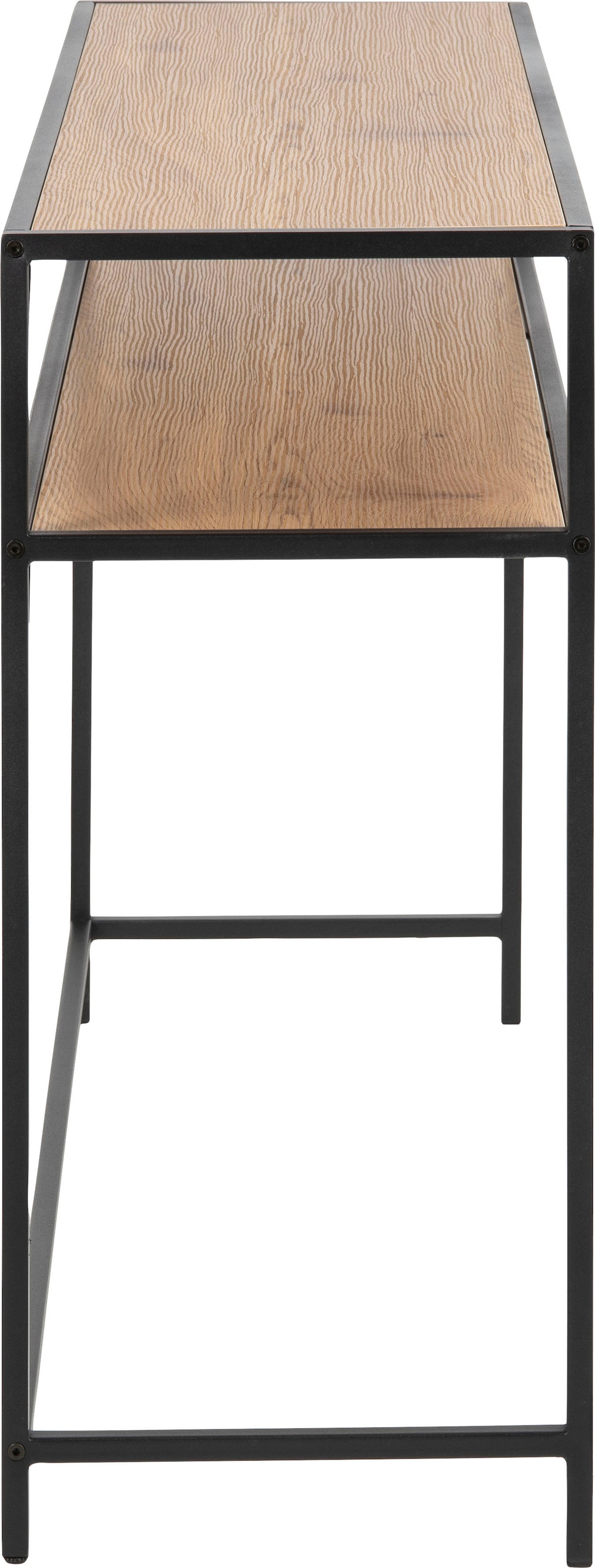 ACTONA GROUP Table console Structure métallique et 1 tablette, largeur 120 cm, autres variantes disponibles