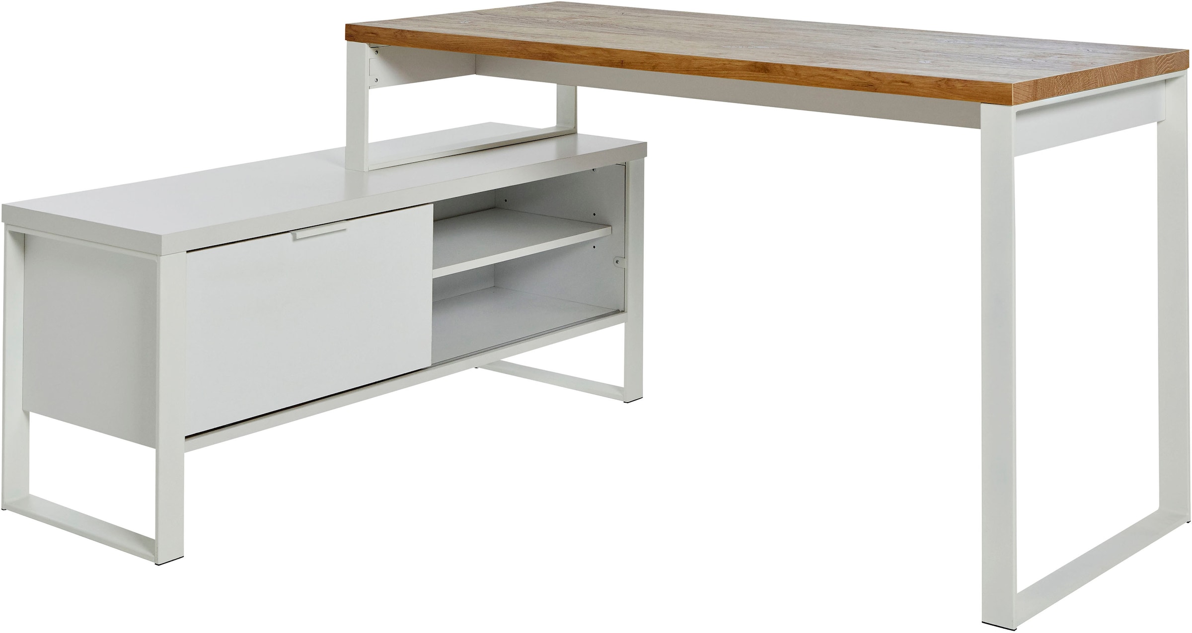 Jahnke Bureau d'angle »LOOP« montable dans les deux sens