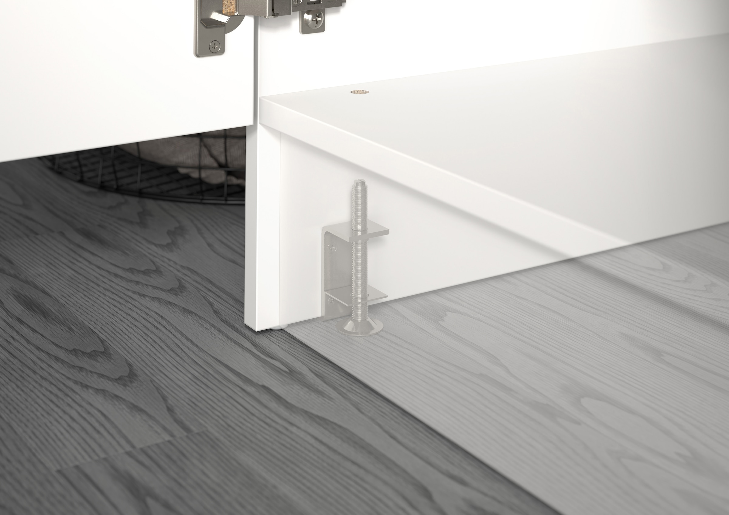 welltime Ensemble de meubles de salle de bain »FALAS, TOPSELLER!, 4-teilig, Hauswirtschaftsraum Set, Breite 248 cm« 1x Wäsche-, 2x Waschmaschinenumbau- & 1xMehrzweckschrank, 