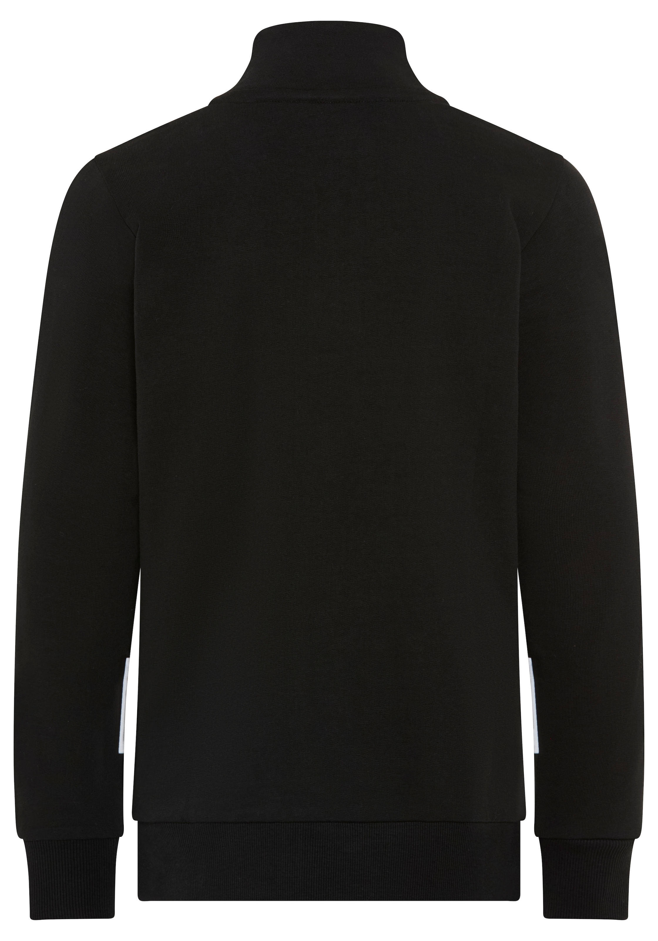 KangaROOS Sweatshirt »Troyer-Sweatshirt mit kontrastfarbigen Einsatz und KangaROOS Stickerei«, Troyer mit modischen Ärmeleinsätzen, Reissverschluss, bequeme Passform
