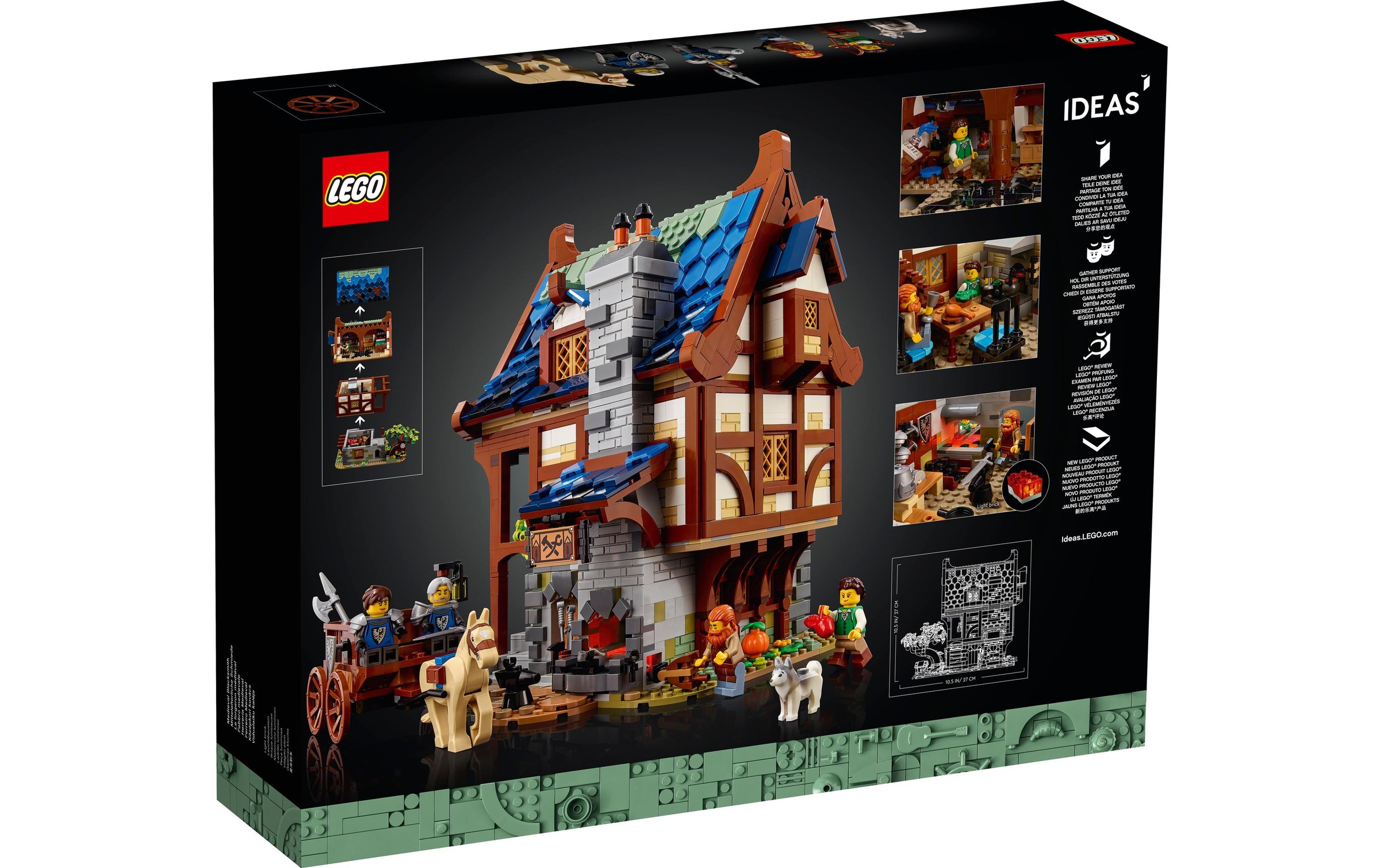 LEGO® Pions de construction »Mittelalterliche Schmie«