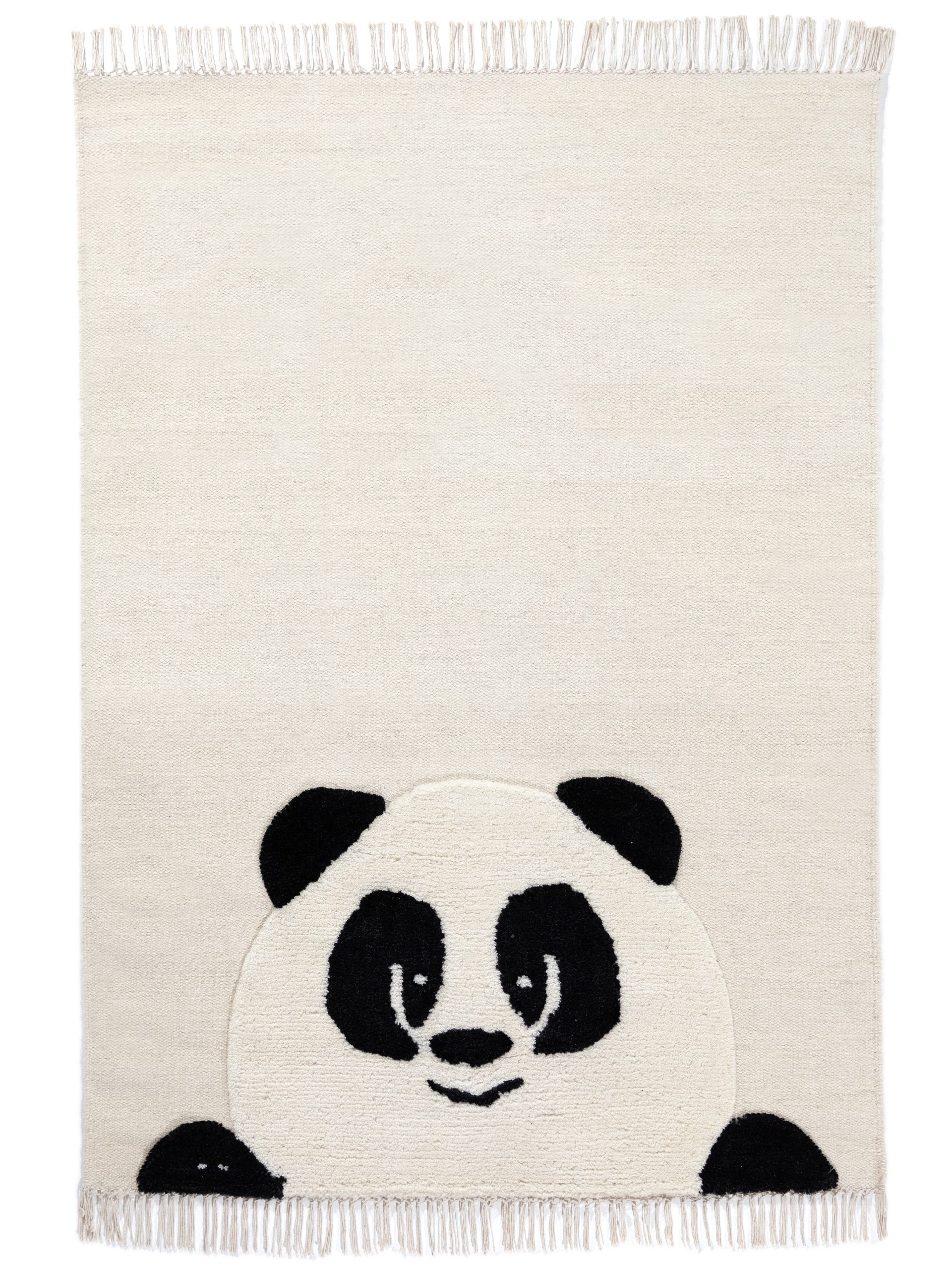 carpetfine Tapis pour enfants »Panda« Rectangulaire 0,6 mm Höhe