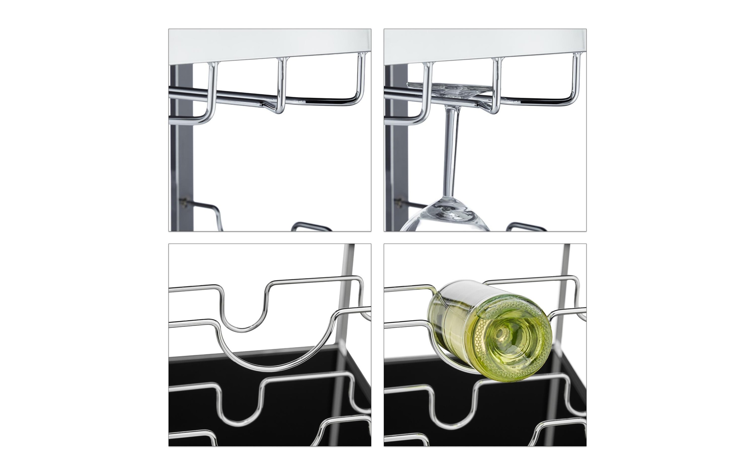 relaxdays Servierwagen »Baron 75 x 40 x 70 cm«