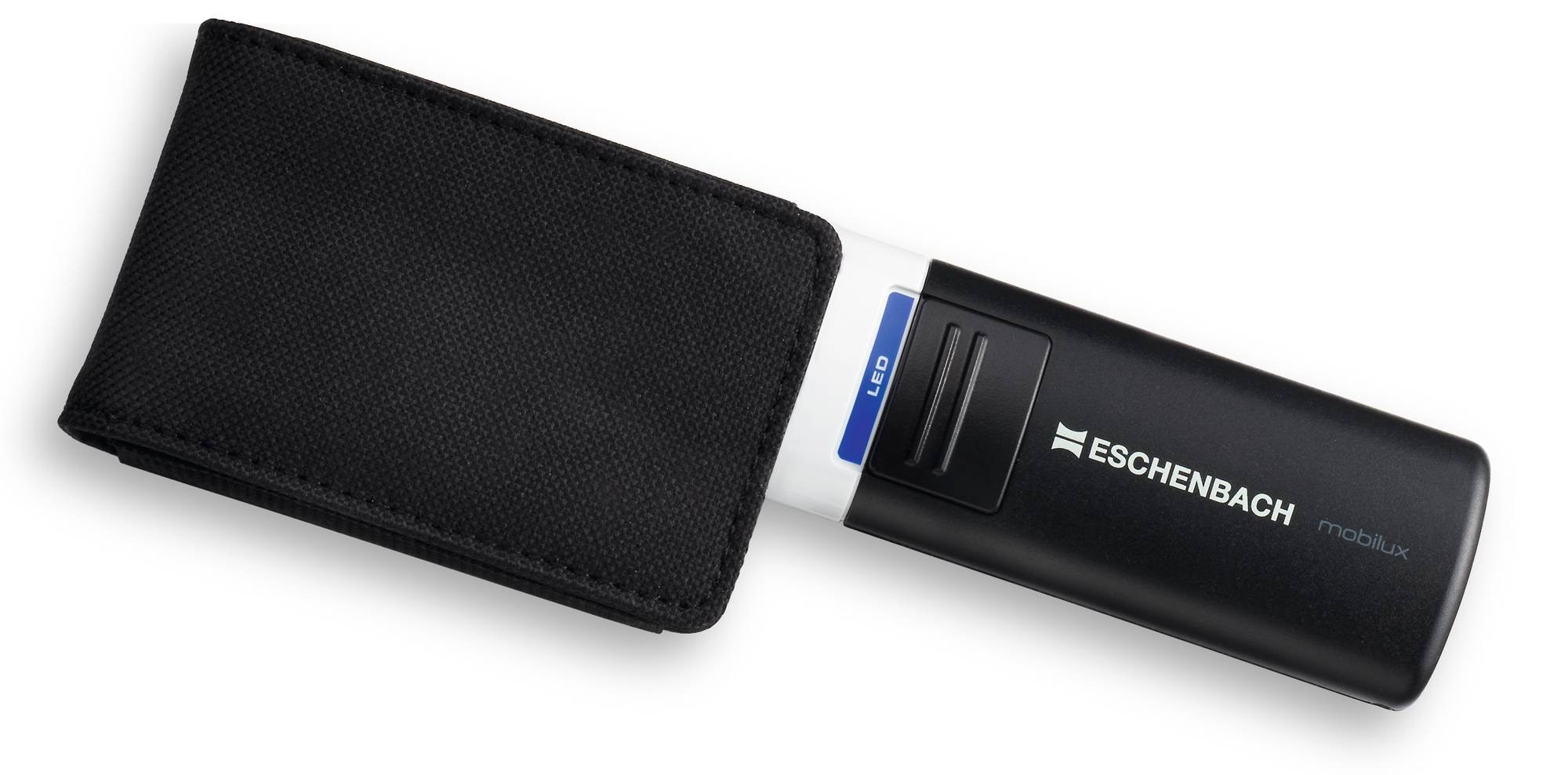 Eschenbach Optik Leuchtlupe »mobilux LED, ideal für Senioren« Handlupe mit echter 4x-Vergrösserung und drei Farbfiltern
