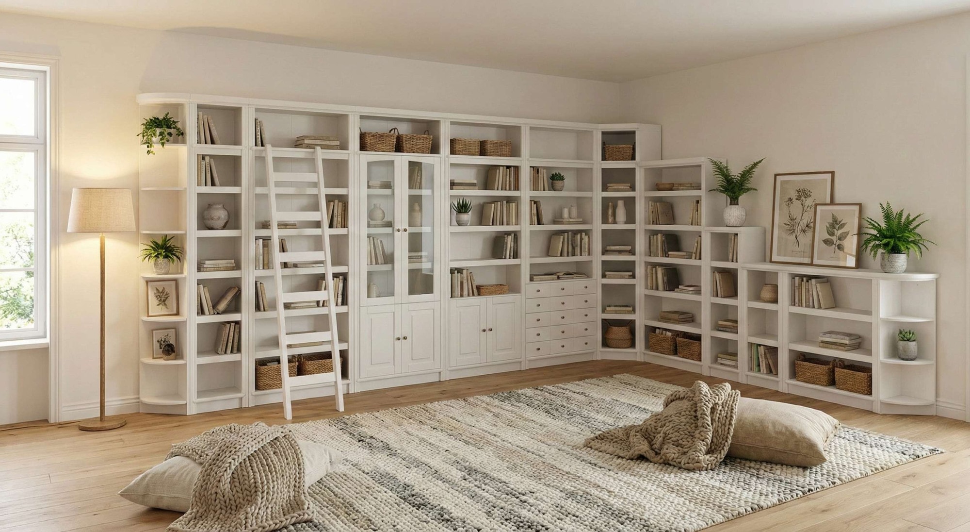 GOODproduct Étagère à échelle »Soeren Leiter B/T/H: 40/1,8/190 cm, massive Kiefer, FSC®-zertifiziert« passend für Regal Soeren Höhe 220 cm, funktionales Design