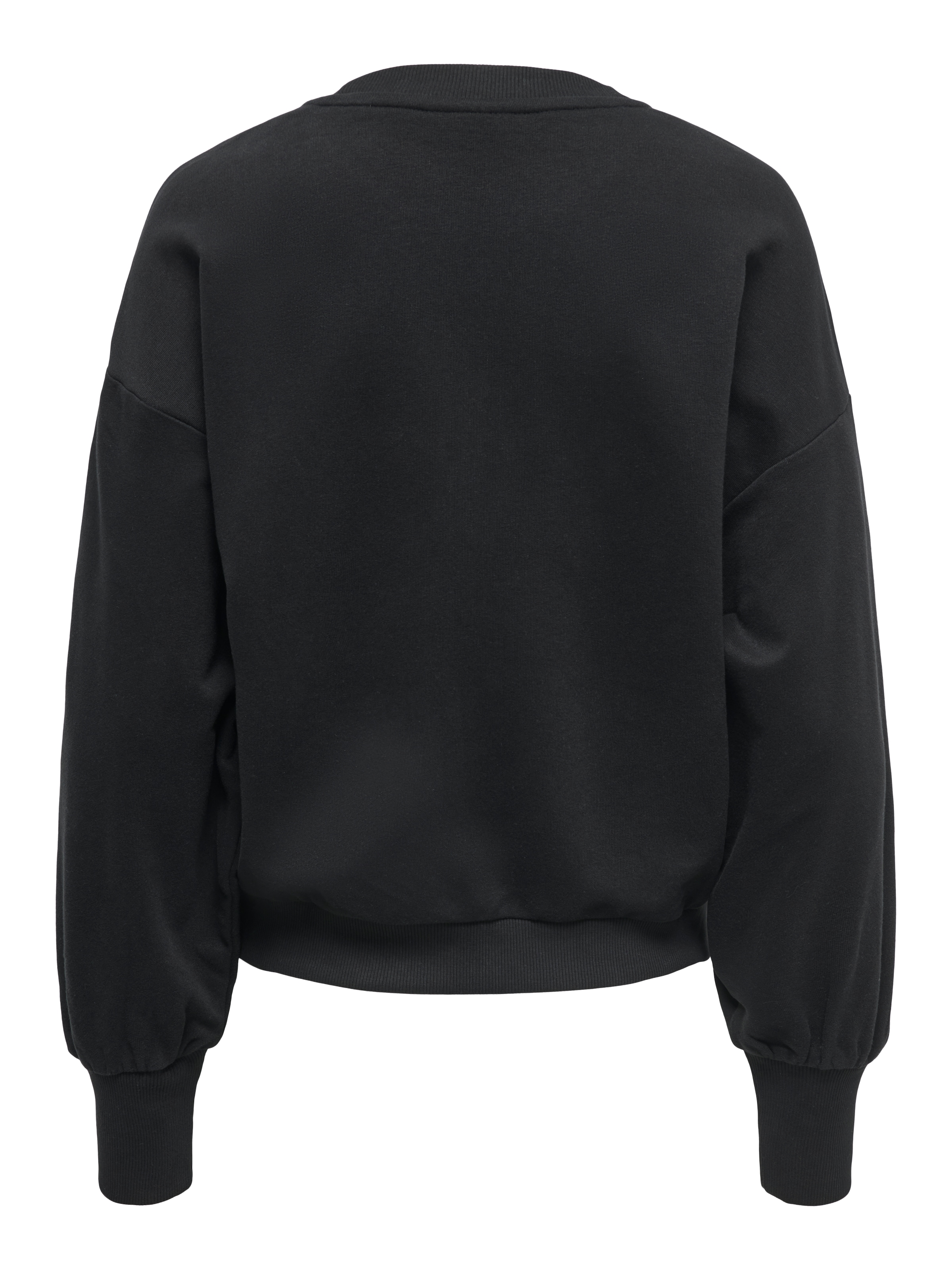 ONLY Sweat-shirt »ONLBROOKY L/S PRINT UB CS SWT«, mélange coton, coupe régulière
