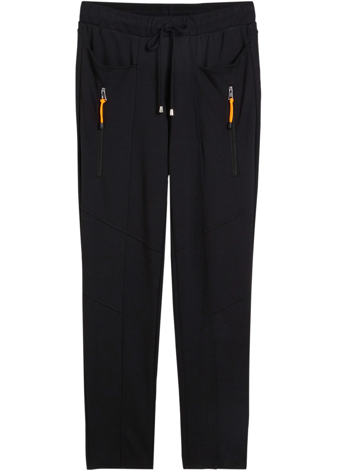 bonprix Pantalon à enfiler  aus elastischem Materialmix mit Viskose, lässige Passform