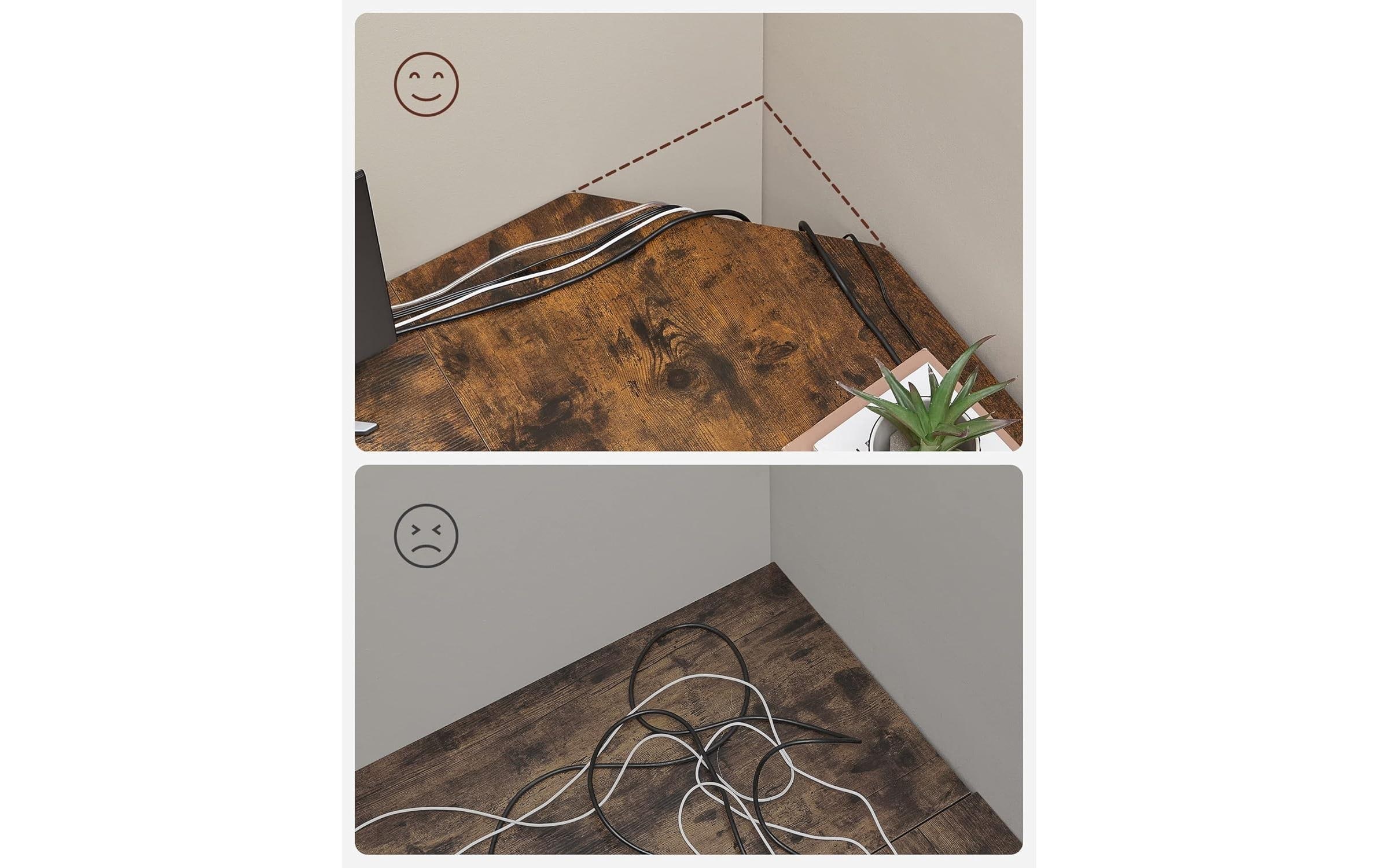 VASAGLE Bureau »in L-Form 138 x 138 cm«