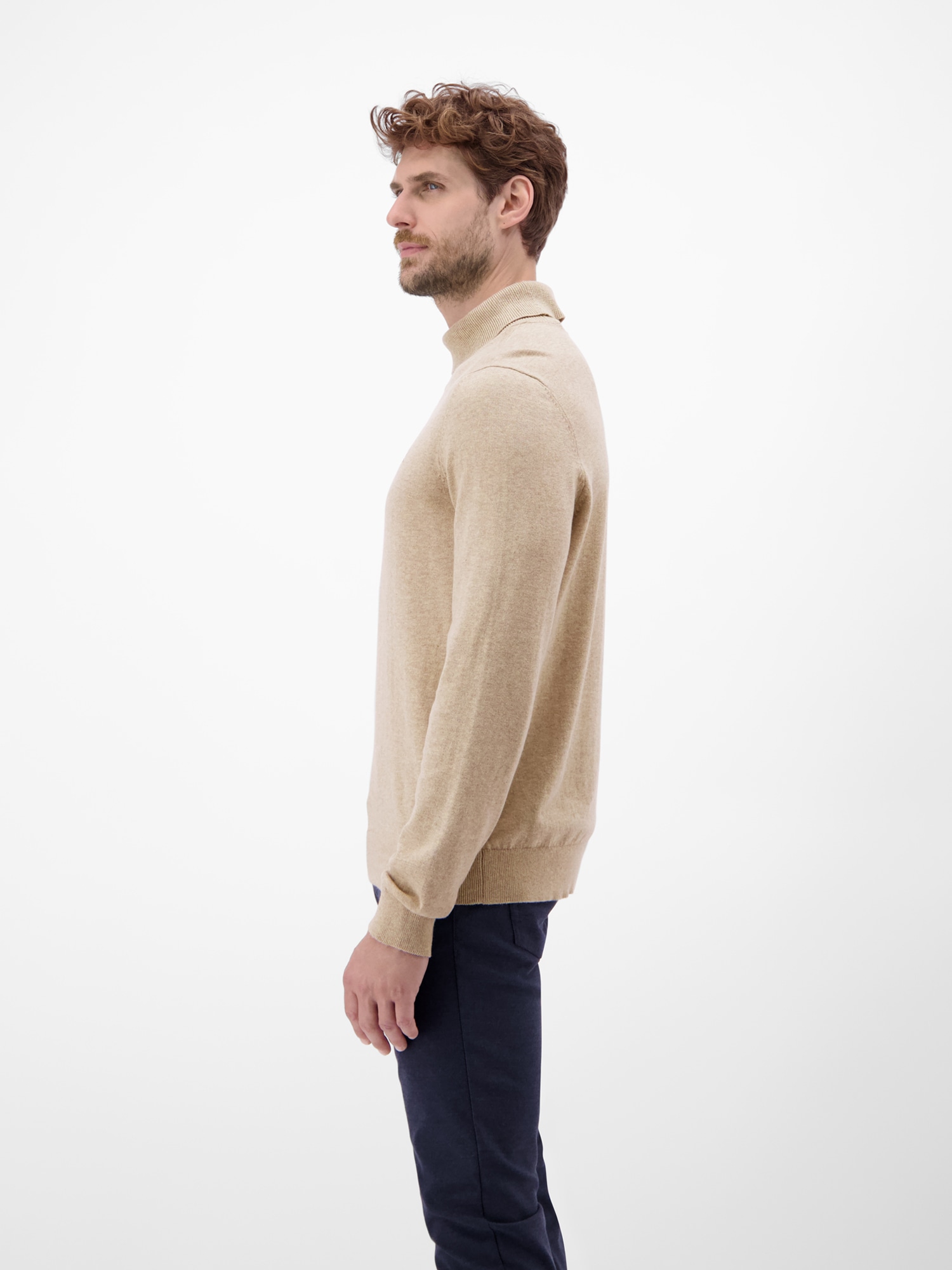LERROS Pull à col roulé »Herren Rollkragen-Strickpullover«