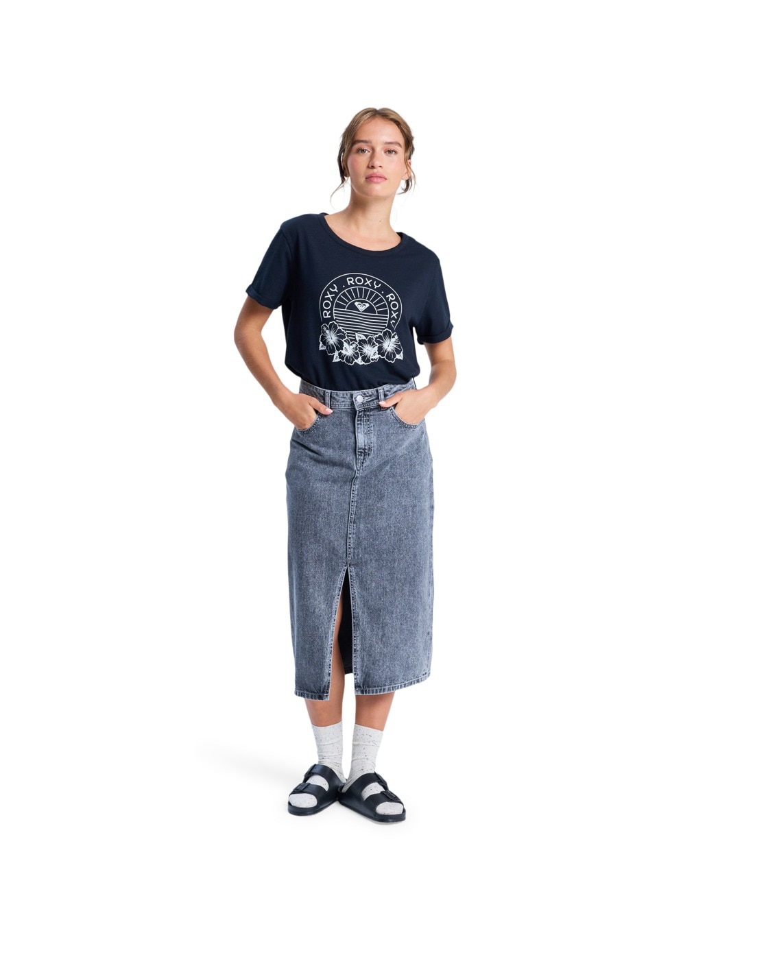 Roxy T-shirt oversize »Oceanwave Regular Slub«