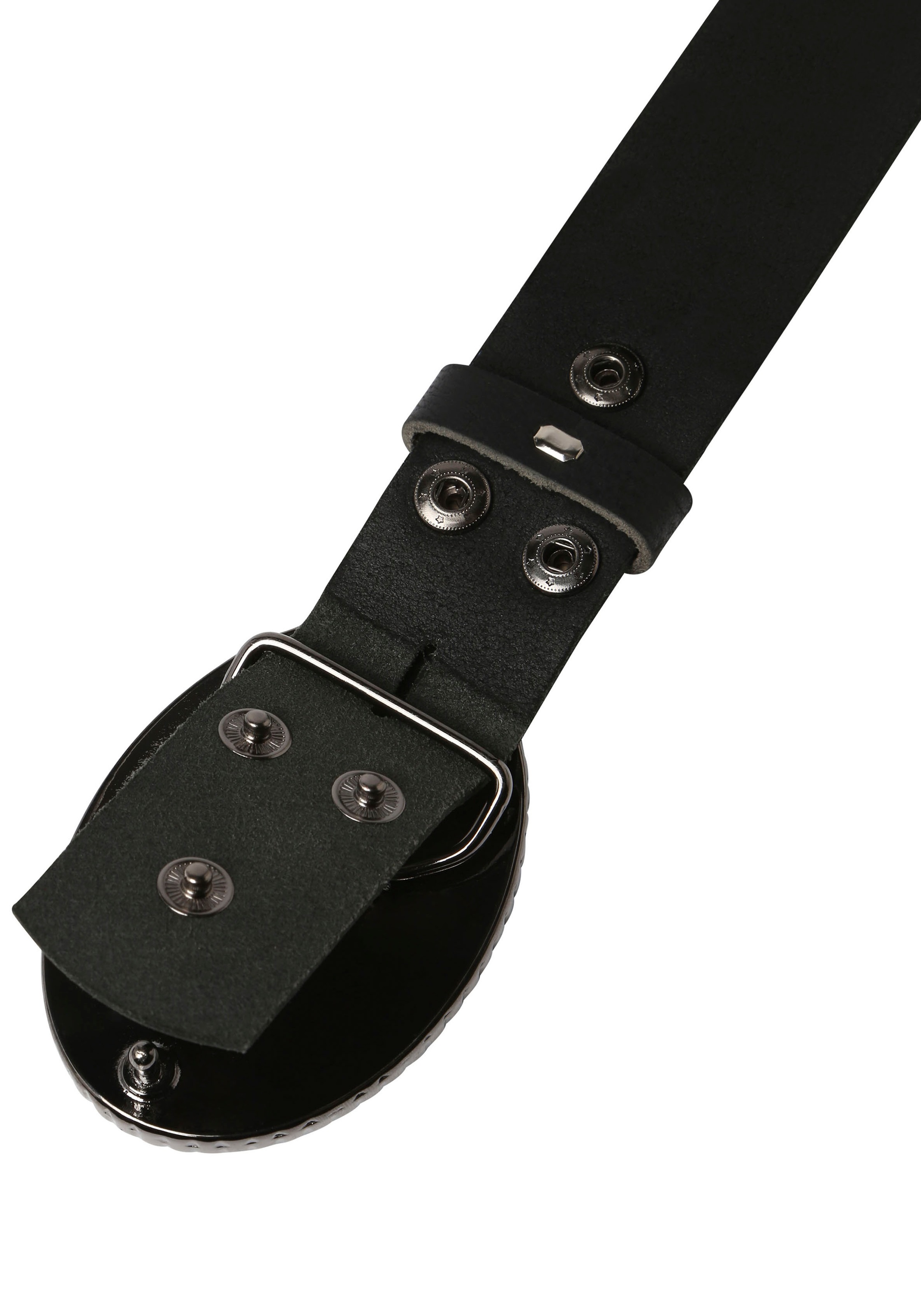 Rettungsring Gürtel Ceinture en cuir avec boucle interchangeable »Sylt Schwarz«