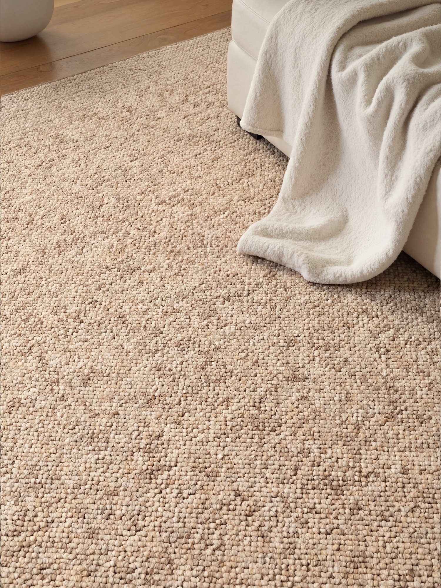 HANSE Home »Wolly 2« rechteckig 12 mm Höhe Flachgewebe, Läufer, Skandi, Woll-Optik, Esszimmer, Wohnzimmer, Flur