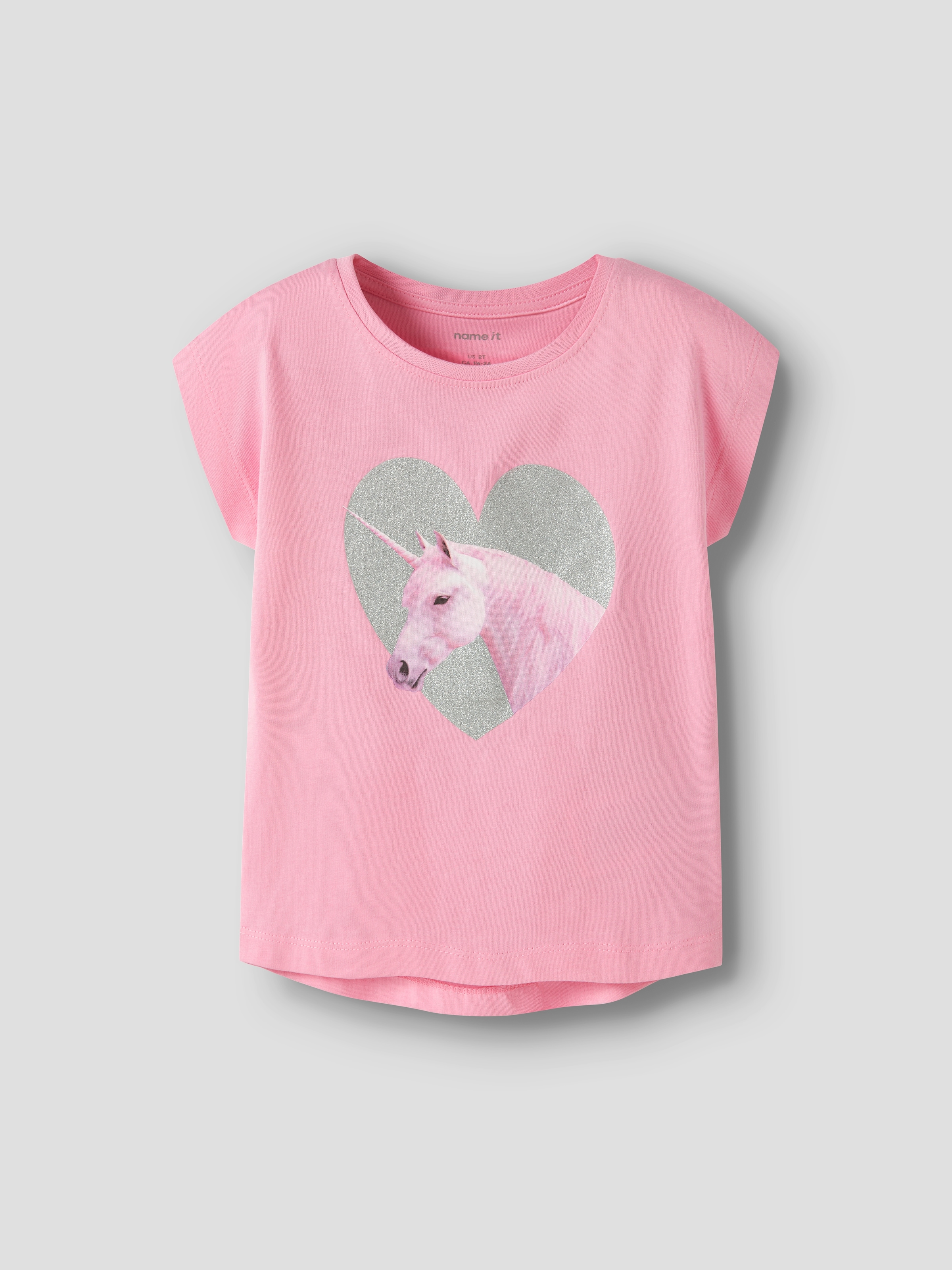 Name It T-Shirt »NMFVOTIA CAPSL TOP« Baumwolle, loose fit