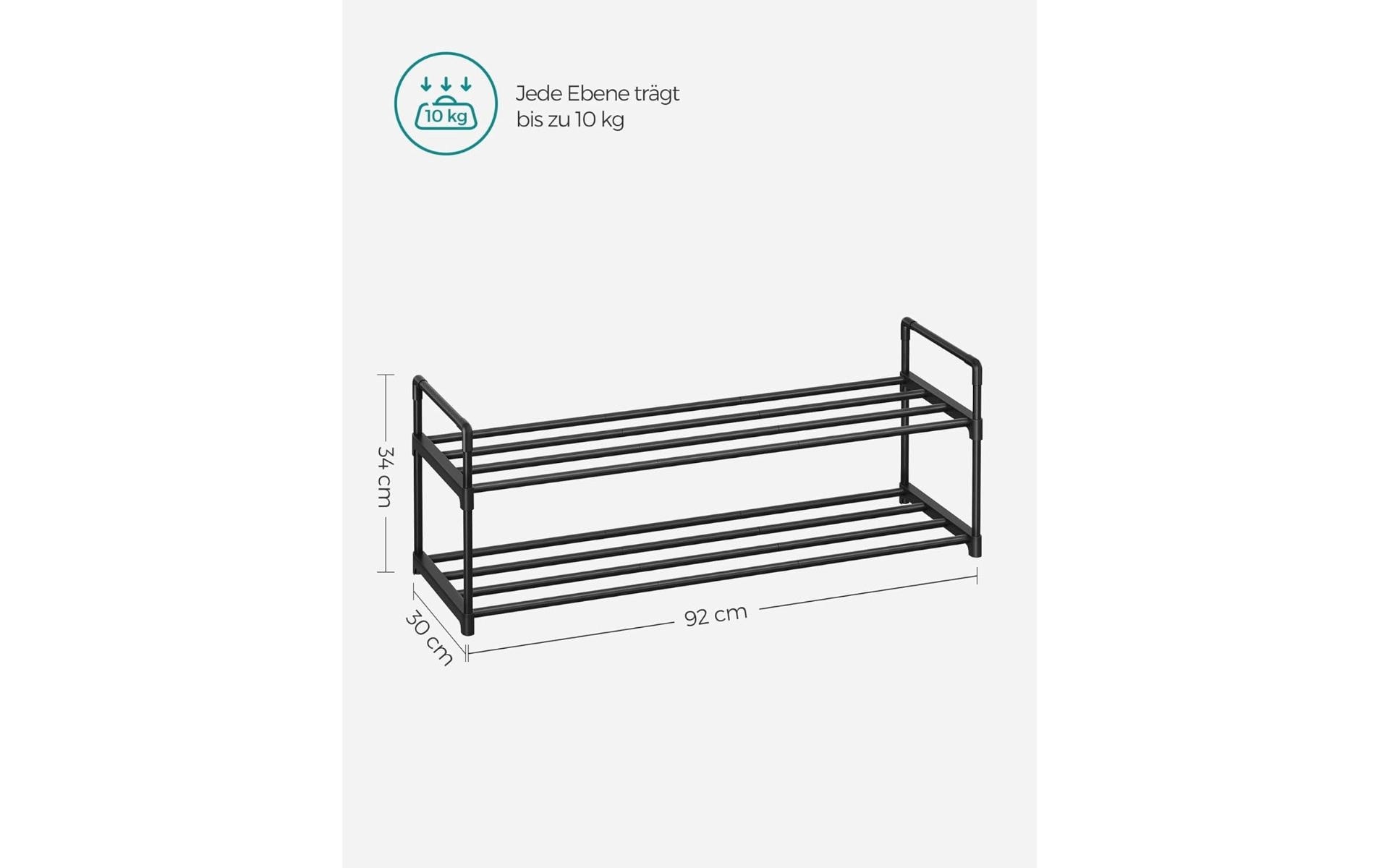 SONGMICS Étagère à chaussures »92 x 30 x 34 cm«