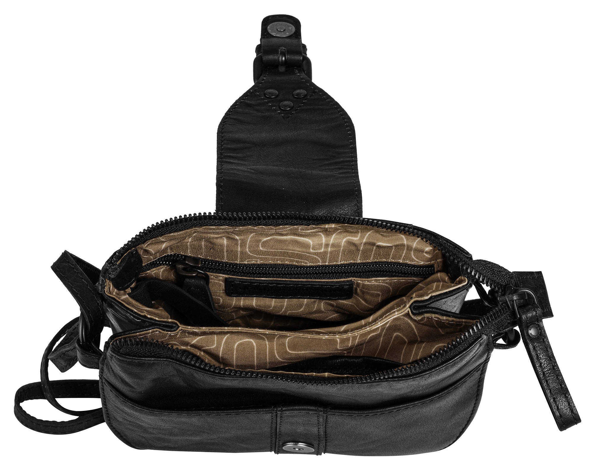 Spikes & Sparrow Sac à bandoulière »SPIKES & SPARROW Damen echt Leder« cuir véritable