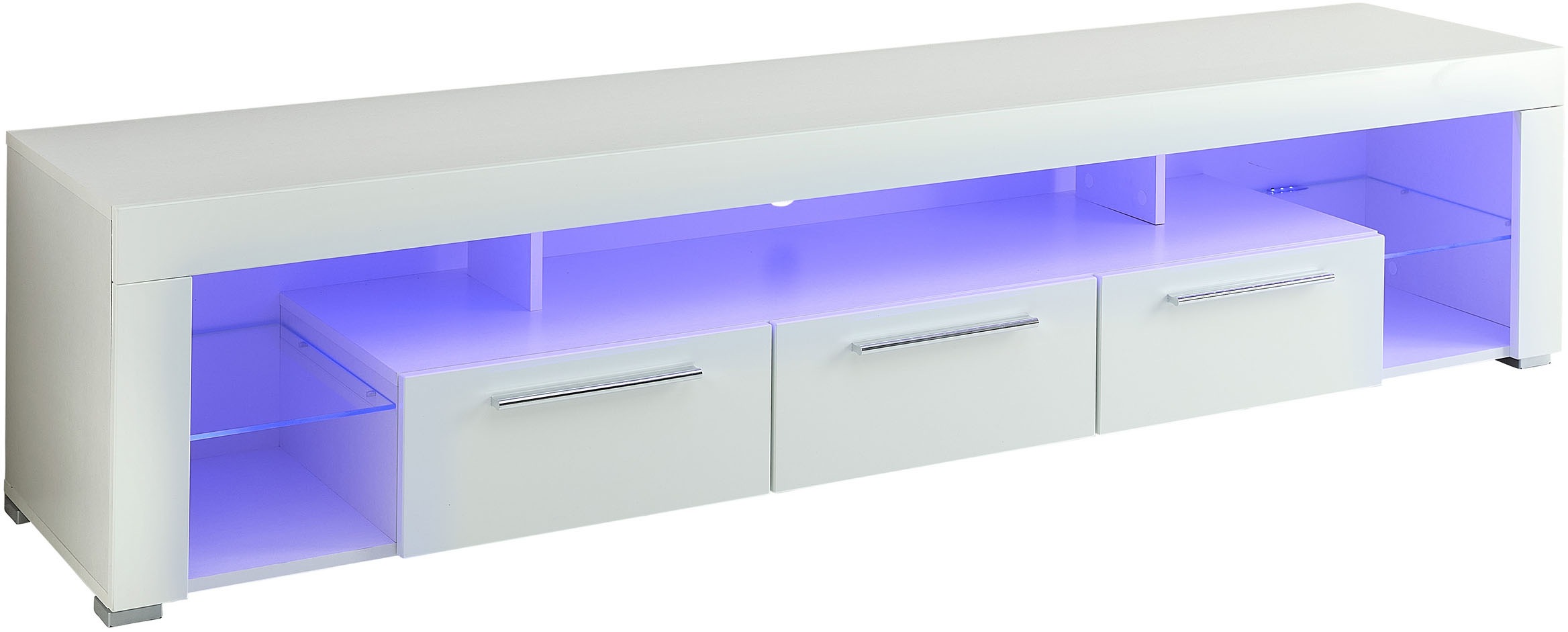 Stolkom TV-Schrank »Goal« 3 Schubkästen, 5 offenen Fächern, Stellmass 200/44/44 cm