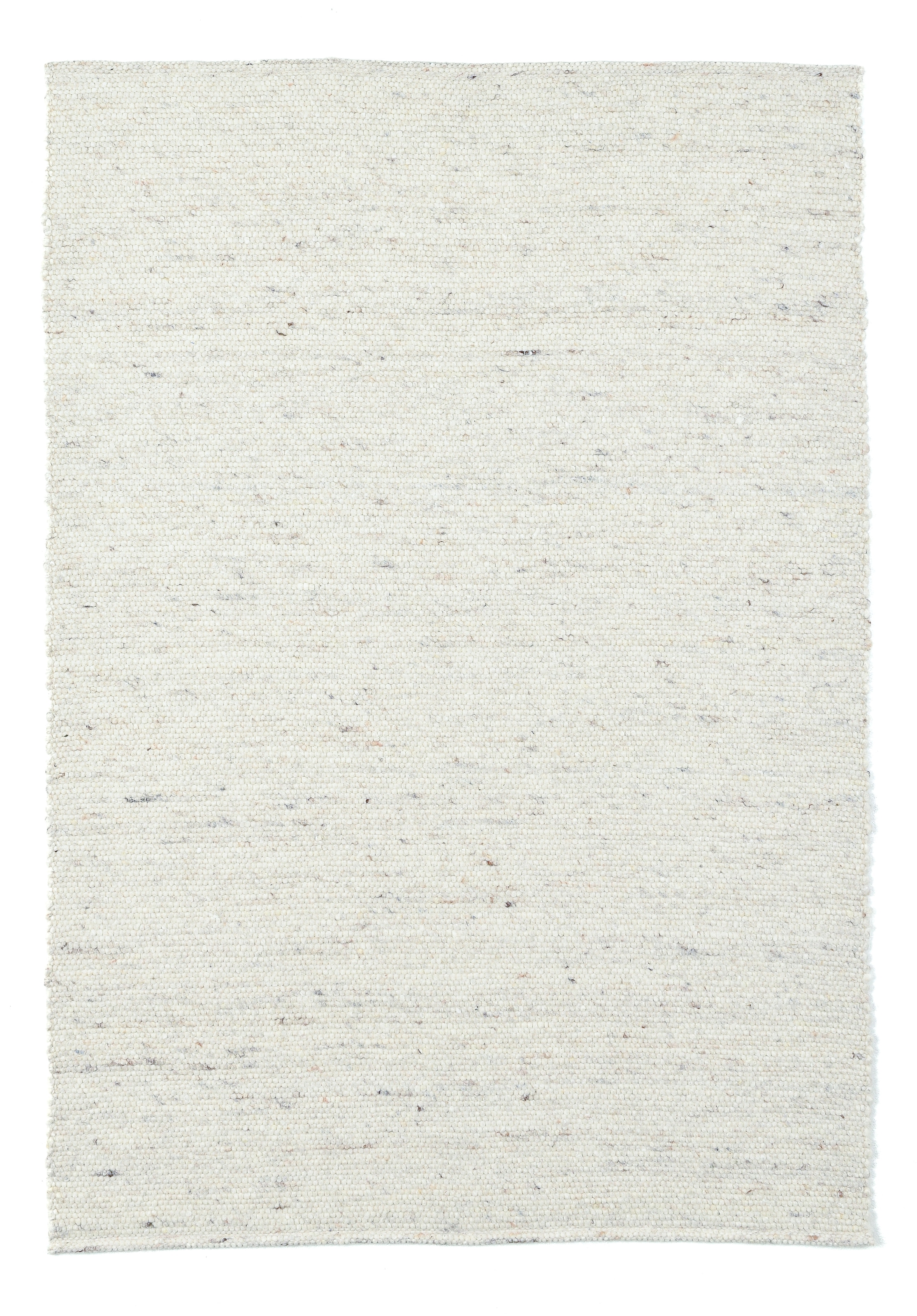 THEKO Wollteppich »Alm-Glück« rechteckig 12 mm Höhe reine Wolle, meliert, handgewebt, Wendeteppich, auch als Läufer