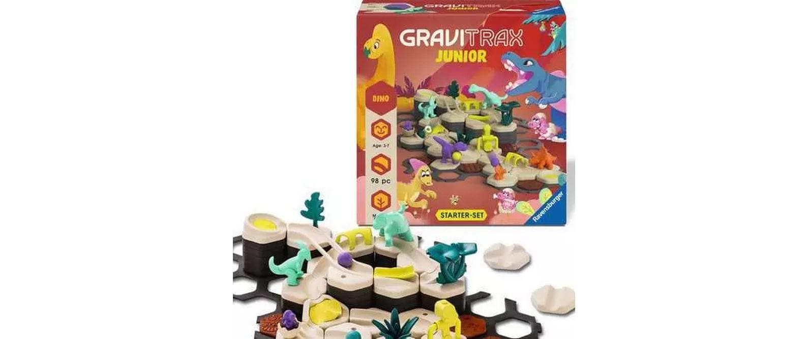 Ravensburger Kugelbahn »GraviTrax Junior Starter-Set L Dino«