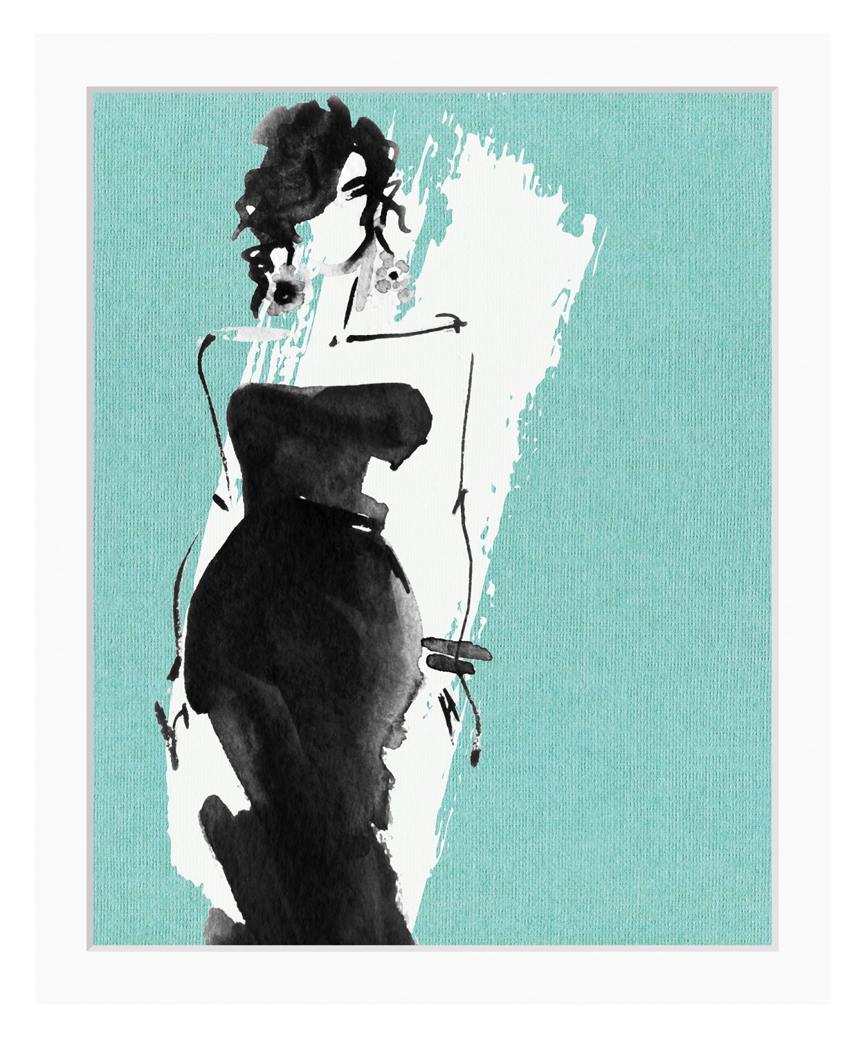 queence Bild »Ira« Bilder von Frauen | Fashion | Frau | Kunst | Mode Abstrakt, Frau, gerahmt