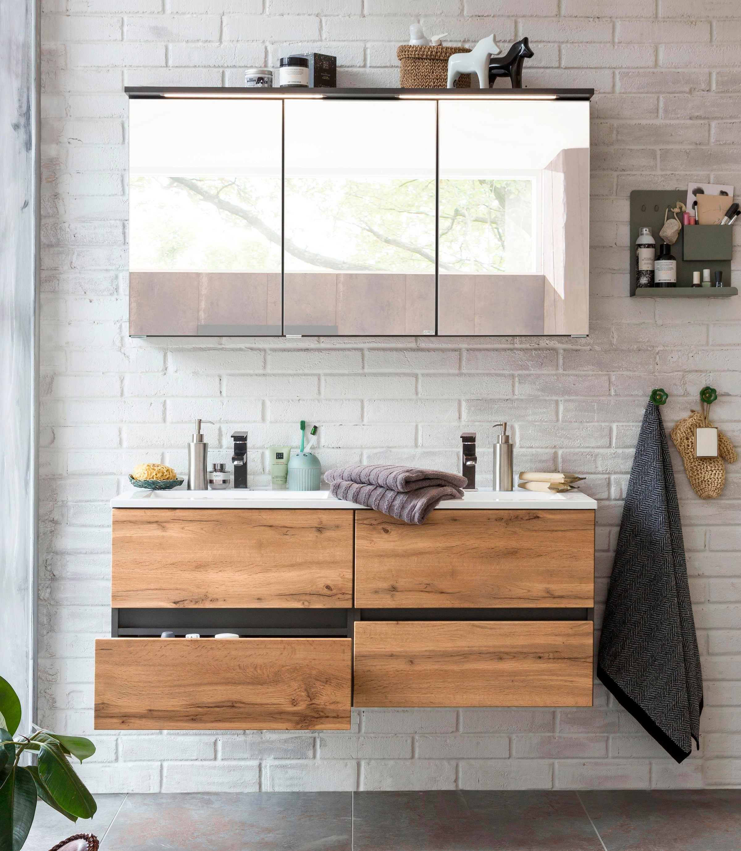 welltime Ensemble de meubles de salle de bain »Lucca« 2 cuis tlg.