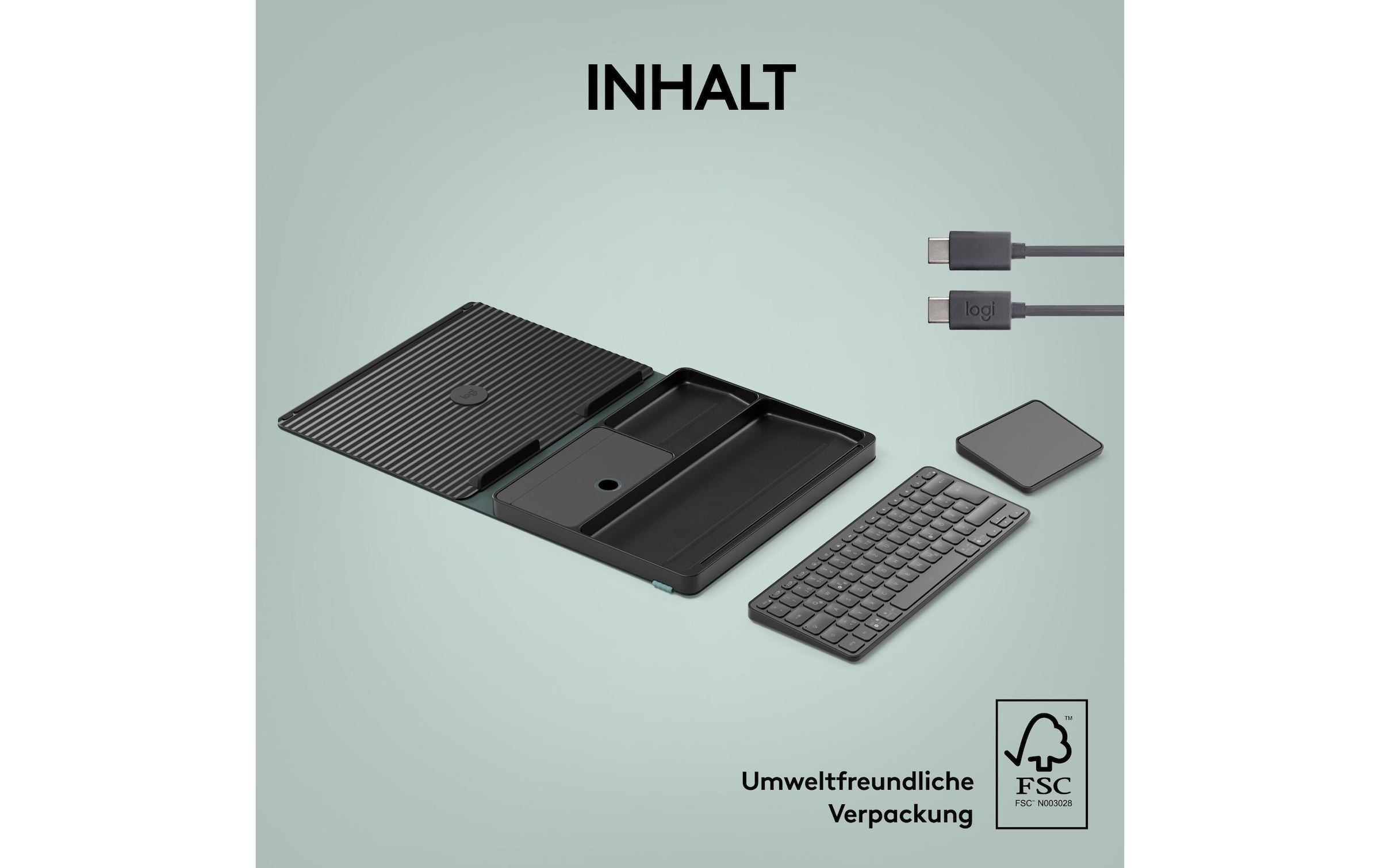 Logitech Clavier de tablette »Cover Casa Pop-Up Desk« ()