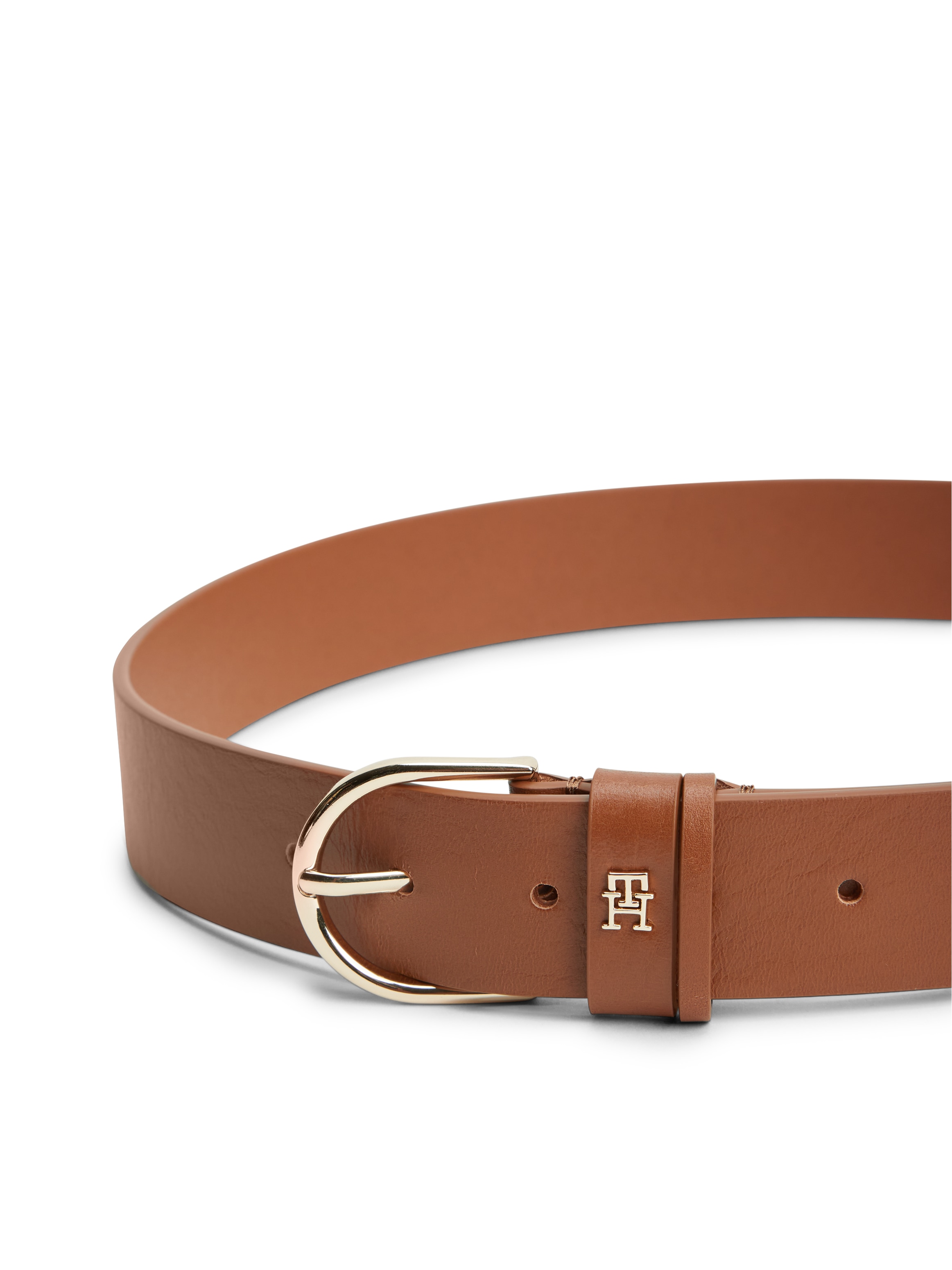 Tommy Hilfiger Ledergürtel »ESSENTIAL EFFORTLESS 3,5 cm breit« Damengürtel, 3,5 cm breit, casual und Jeans, ovale Einfachdornschliesse