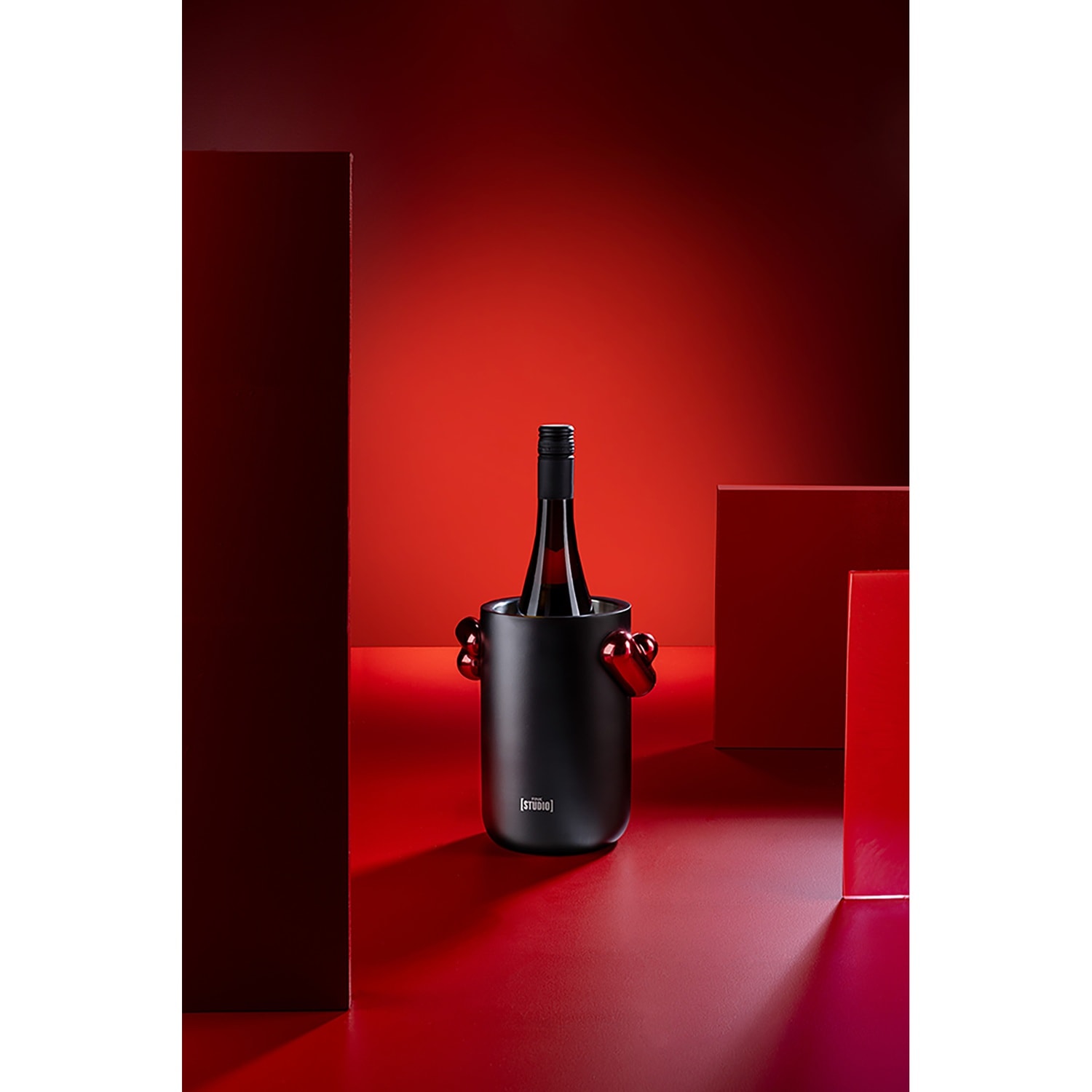 FINK STUDIO Seau à vin »POP ART« dans un emballage cadeau