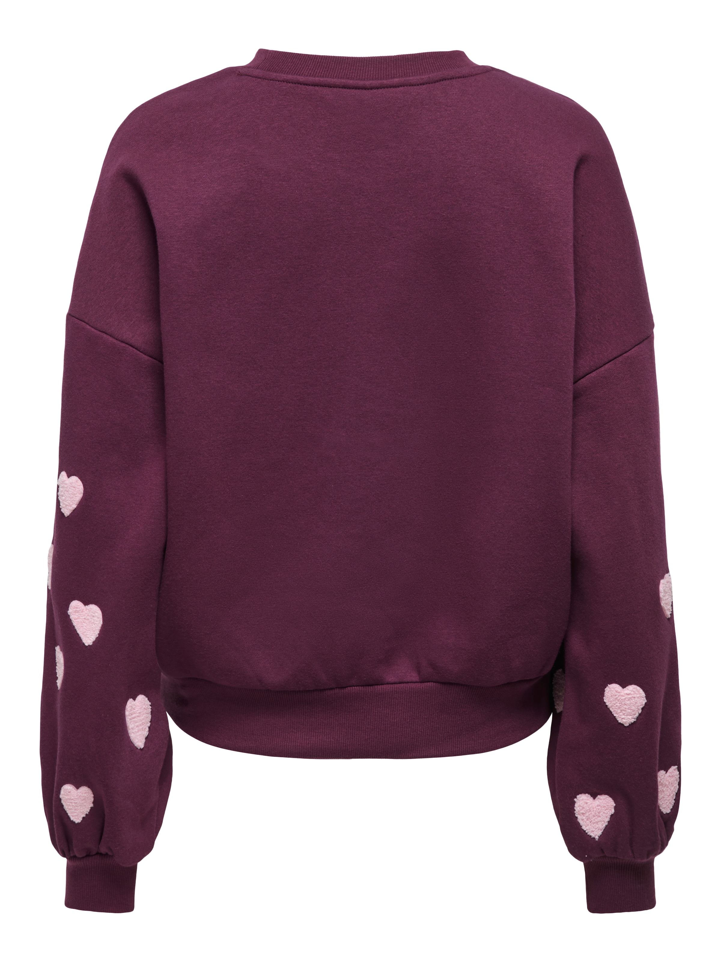 ONLY Sweat-shirt »ONLMACY L/S O-NECK BOX CC SWT«, mélange coton, coupe régulière
