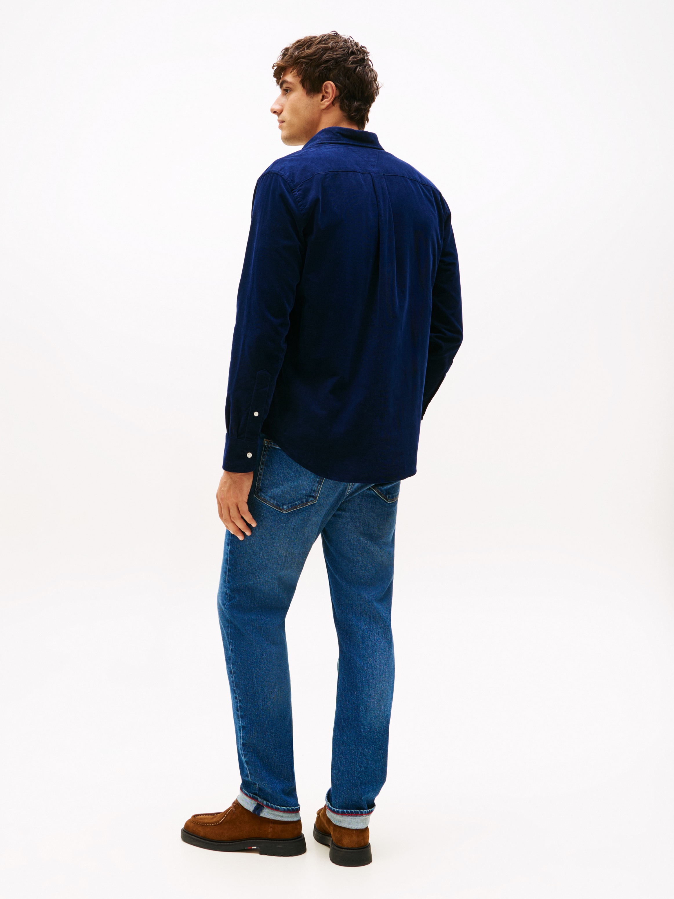 Tommy Hilfiger Langarmhemd »SOLID CORDUROY SHIRT« Regular fit Cordhemd