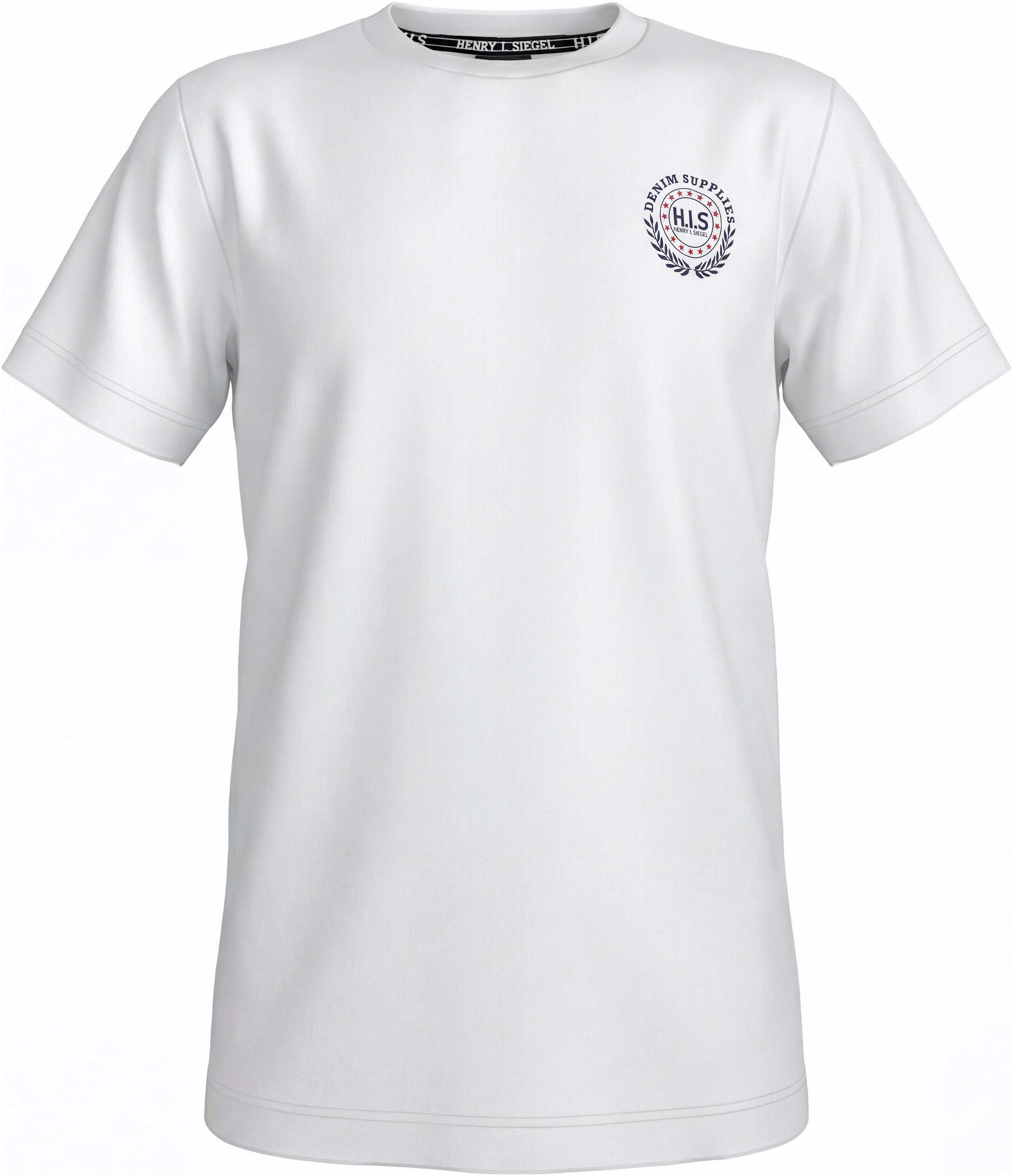 H.I.S T-shirt »2er Pack T-Shirts mit Logodrucken für Jungen« Packung, 2, 2 pièces Basic Schnitt, kurze Ärmel, bedruckte Optik, Logodrucke