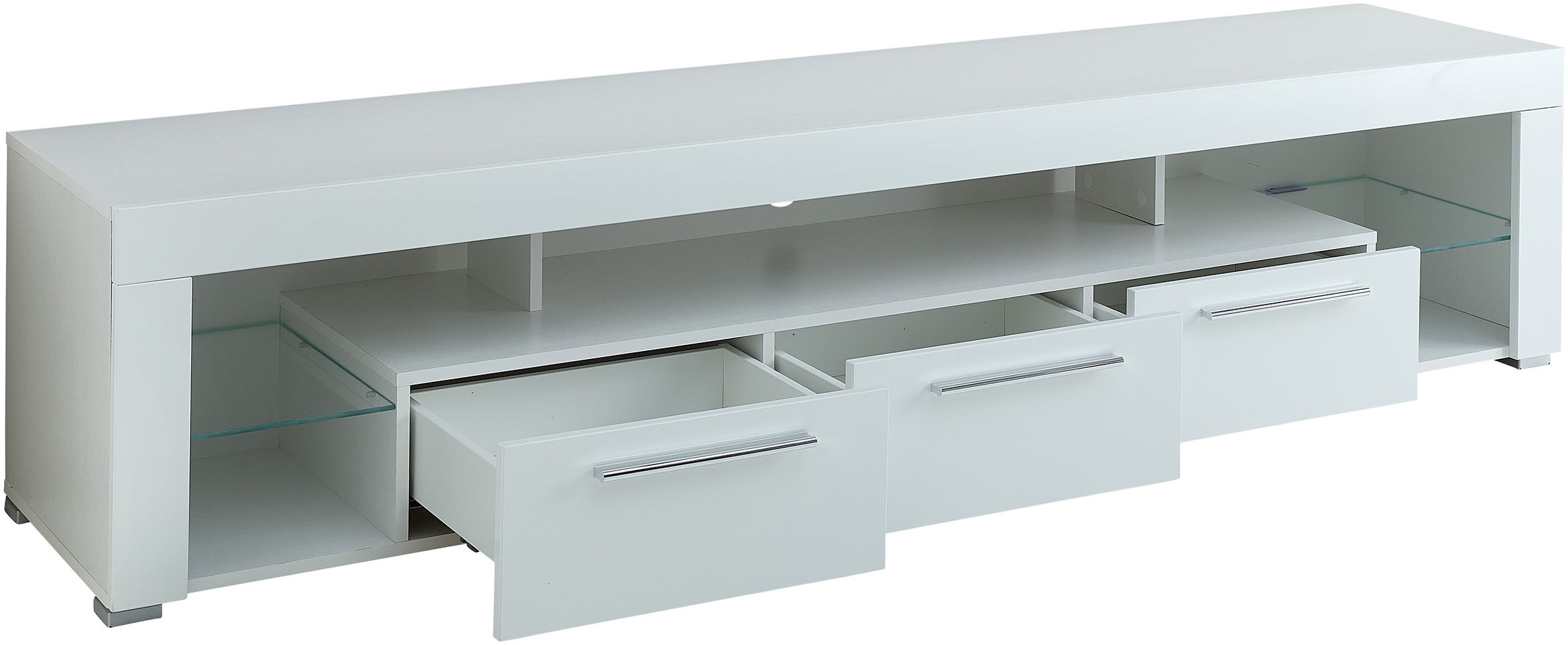 Stolkom TV-Schrank »Goal« 3 Schubkästen, 5 offenen Fächern, Stellmass 200/44/44 cm
