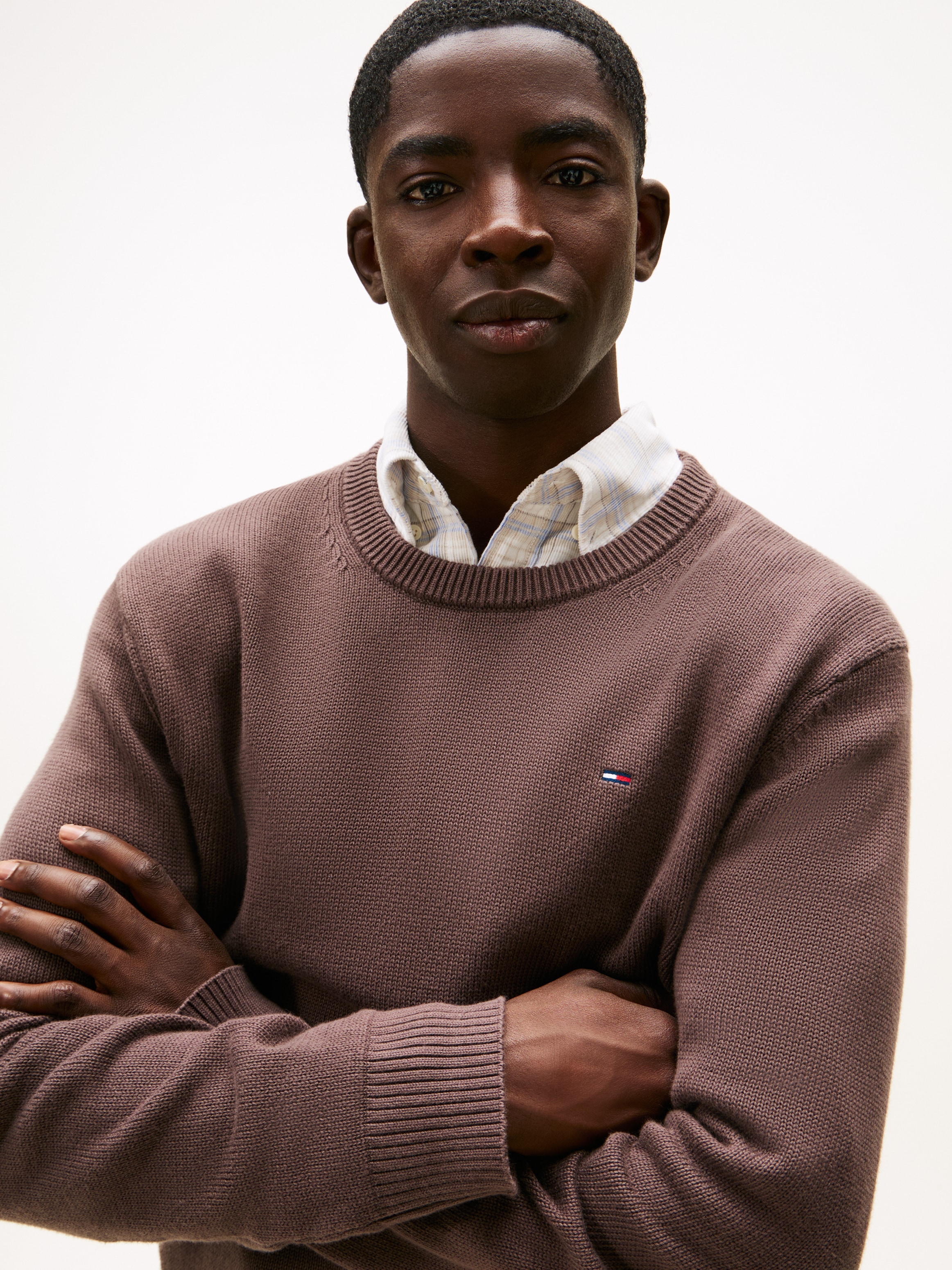 Tommy Jeans Pull à col rond Slim fit mit Rundhalsausschnitt