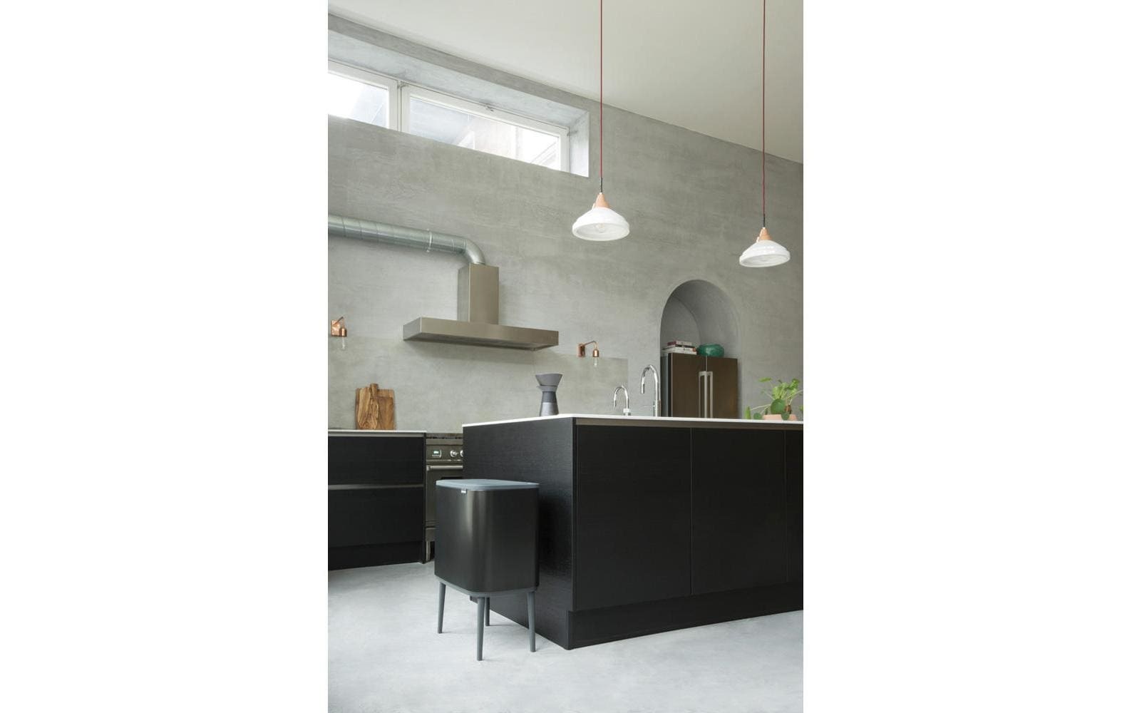 Brabantia Poubelle bio »Bo Touch Bin 36 l, Schwarz« 1 Behälter