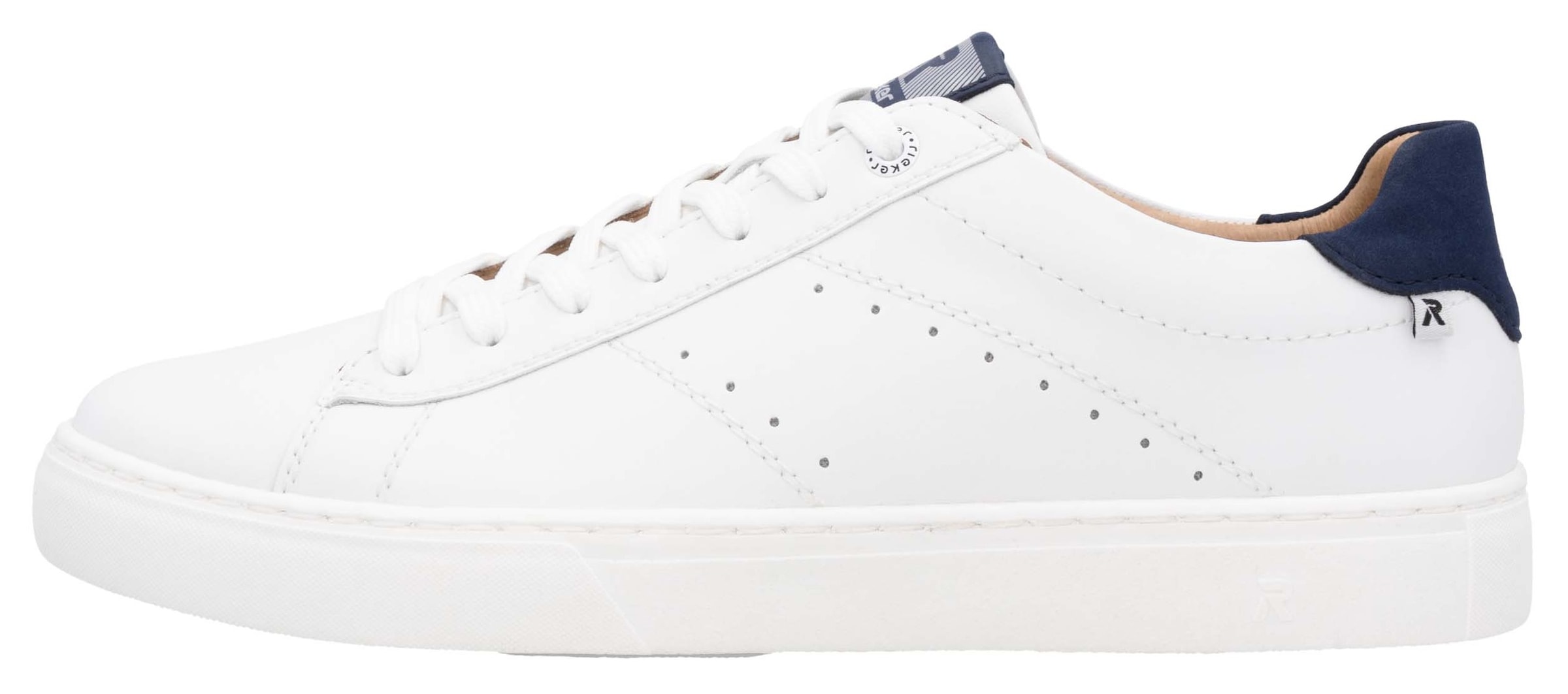 RIEKER Sport Sneakers  mit Leder-Innenfutter, Freizeitschuh, Halbschuh, Schnürschuh