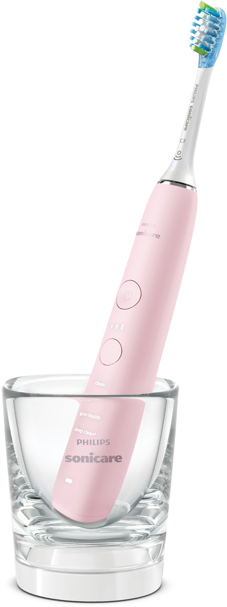 Philips Sonicare Elektrische Zahnbürste »DiamondClean 9000 HX9911« 1 Stk. Aufsteckbürsten mit Schalltechnologie, Ladeglass, USB-Reiseetui