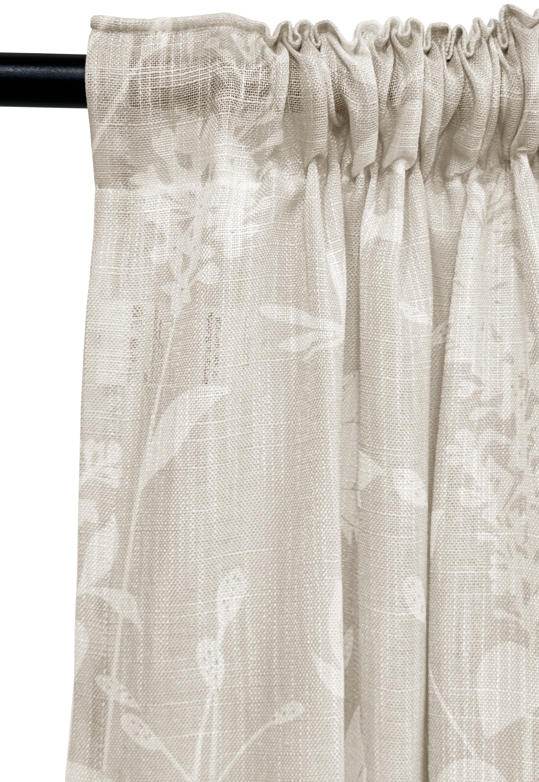 GOODproduct Rideau »Linnah« Bande multifonctionnelle 1 cuis tlg. halbtransparent, strukturiert, Wohnzimmer, Schlafzimmer, Esszimmer,