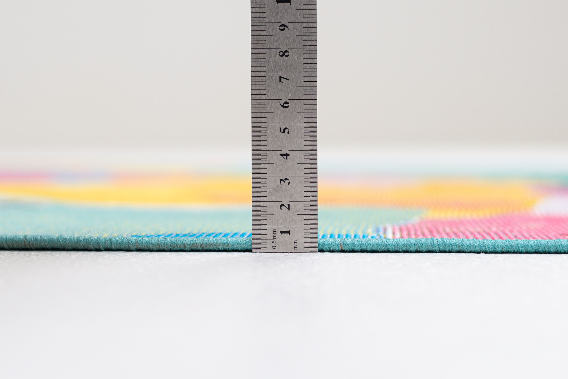 Sansibar Tapis »Rantum Beach SA-022« Rectangulaire 5 mm Höhe tissu plat, design moderne, motif mouettes, adapté intérieur et extérieur
