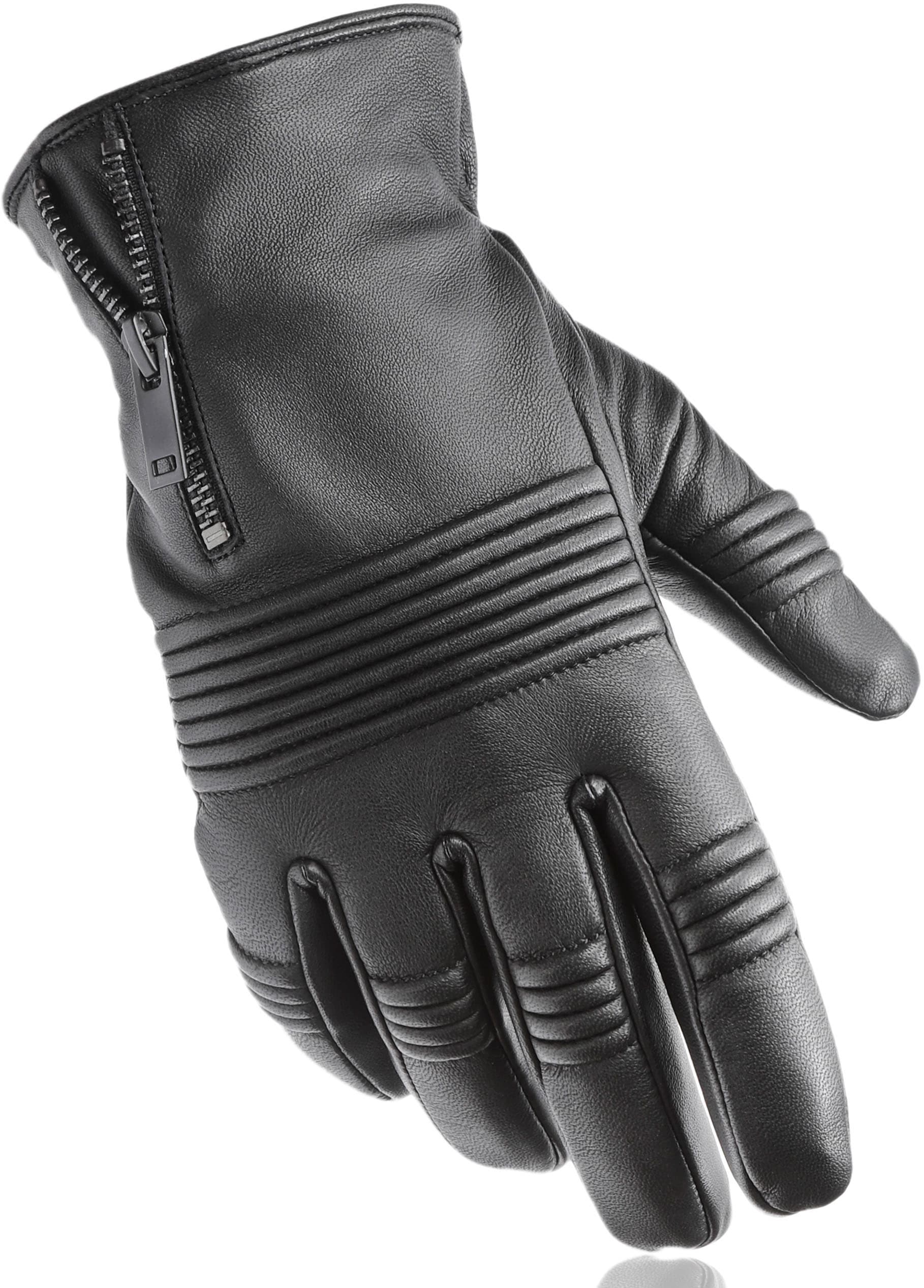 PEARLWOOD Lederhandschuhe mit stilvollen Ziernähten