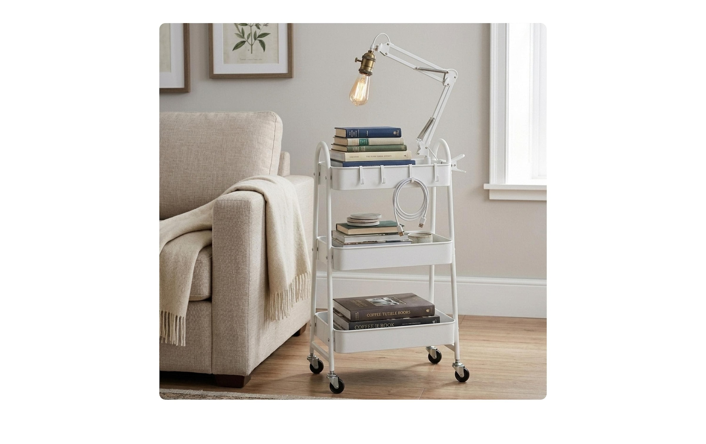 relaxdays Chariot de cuisine »44 x 80 x 32 cm«