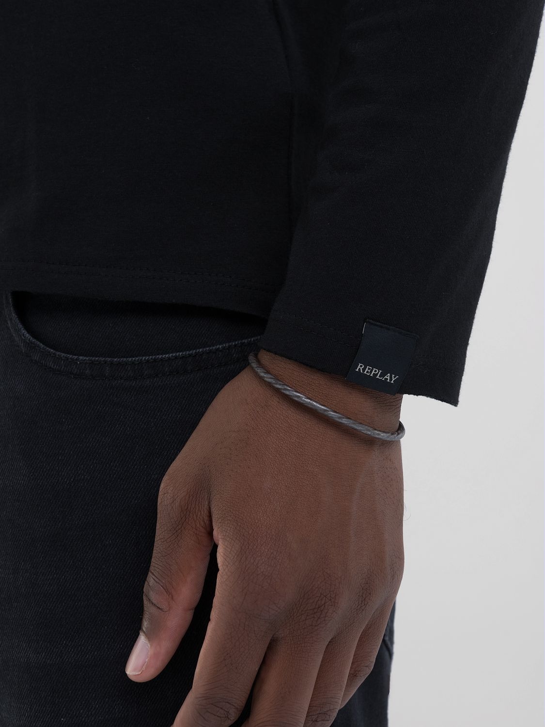 Replay T-shirt à manches longues