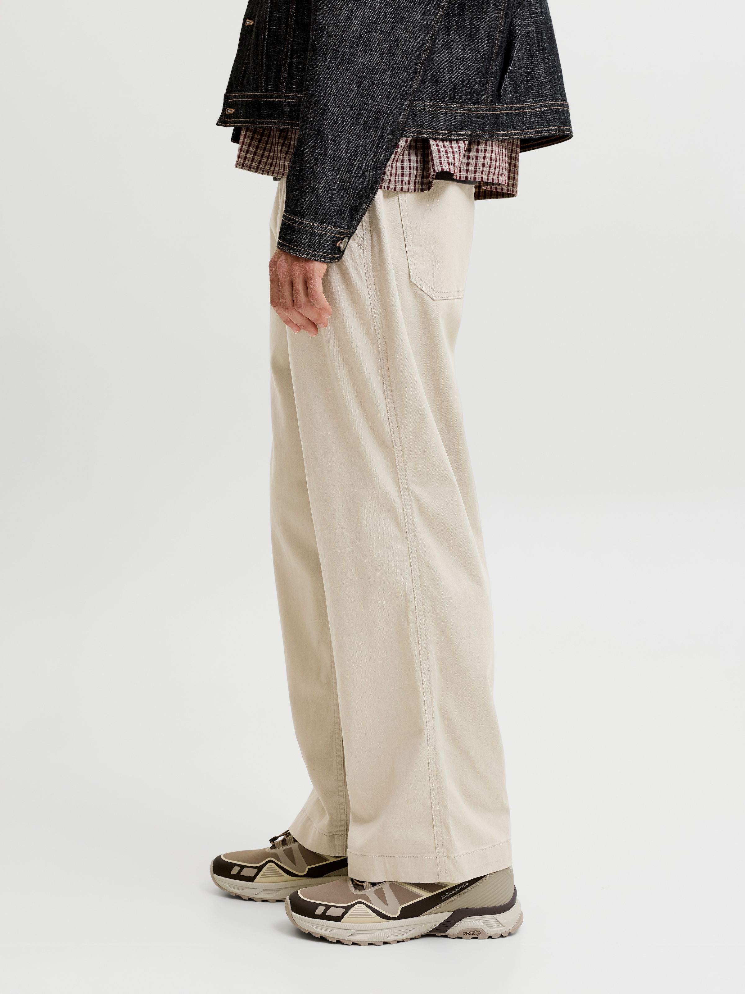 Jack & Jones Chinos »JPSTBILL DREW CHINO NOOS«  coton, coupe ample