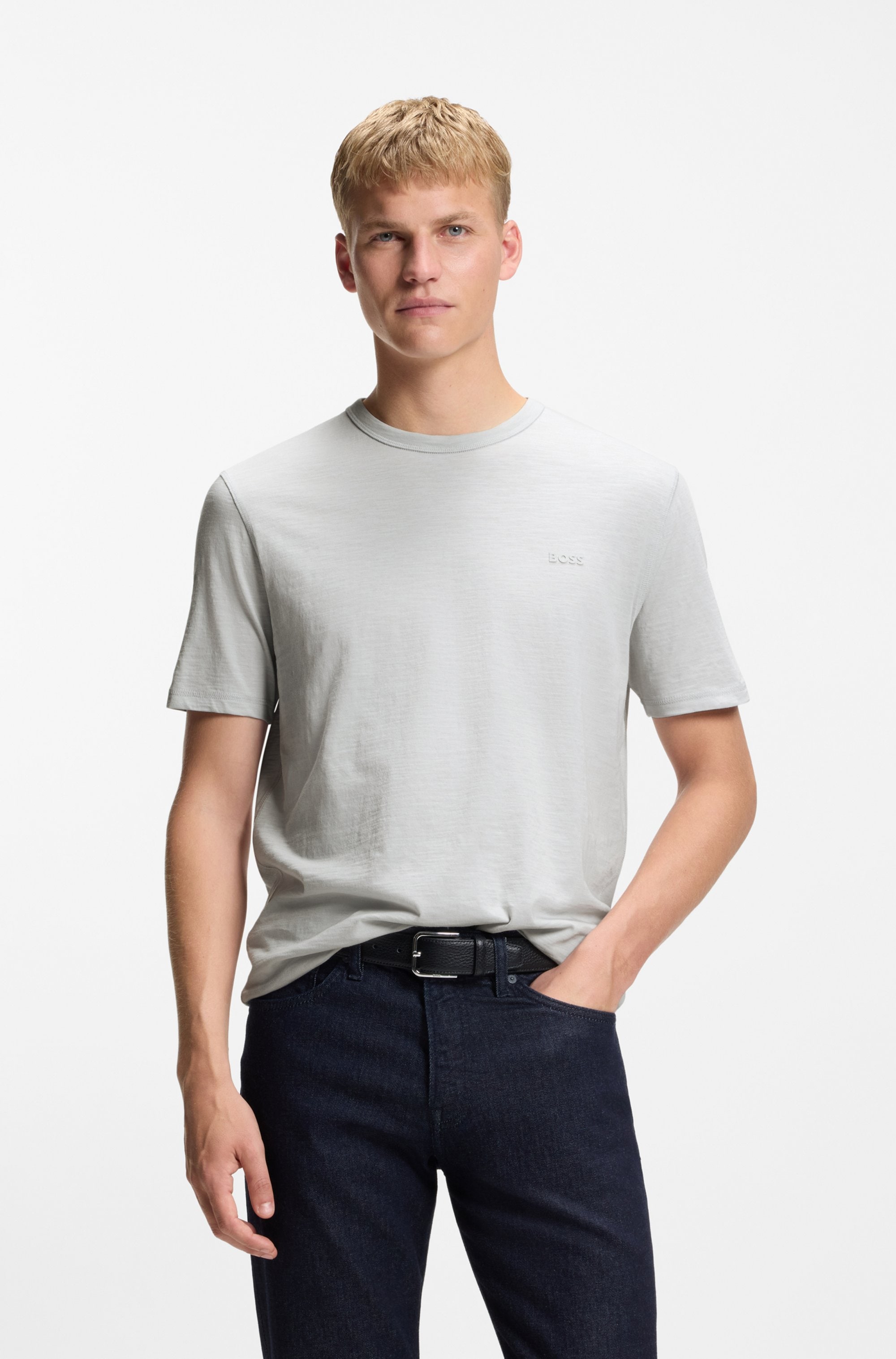 BOSS ORANGE T-Shirt »Tegood« Rundhalsausschnitt, Regular Fit, Logoschriftzug