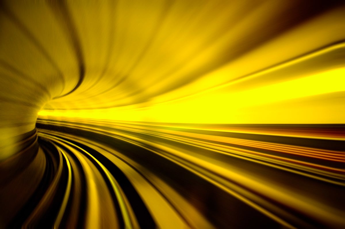 Papermoon Papier peint photo »Abstrakter Tunnel«