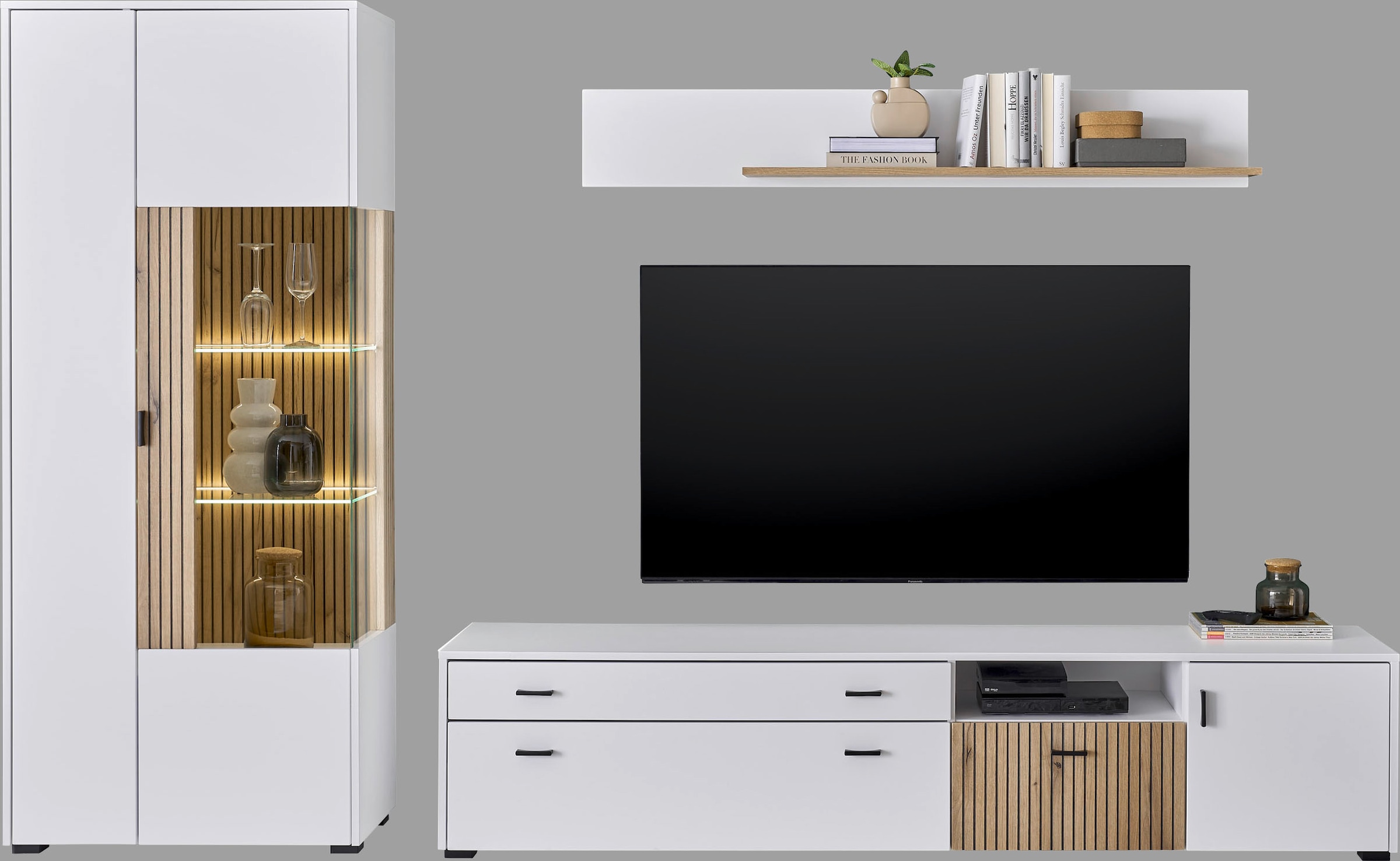 INOSIGN Wohnwand »HUDSON« Set, 3 Stk. tlg.