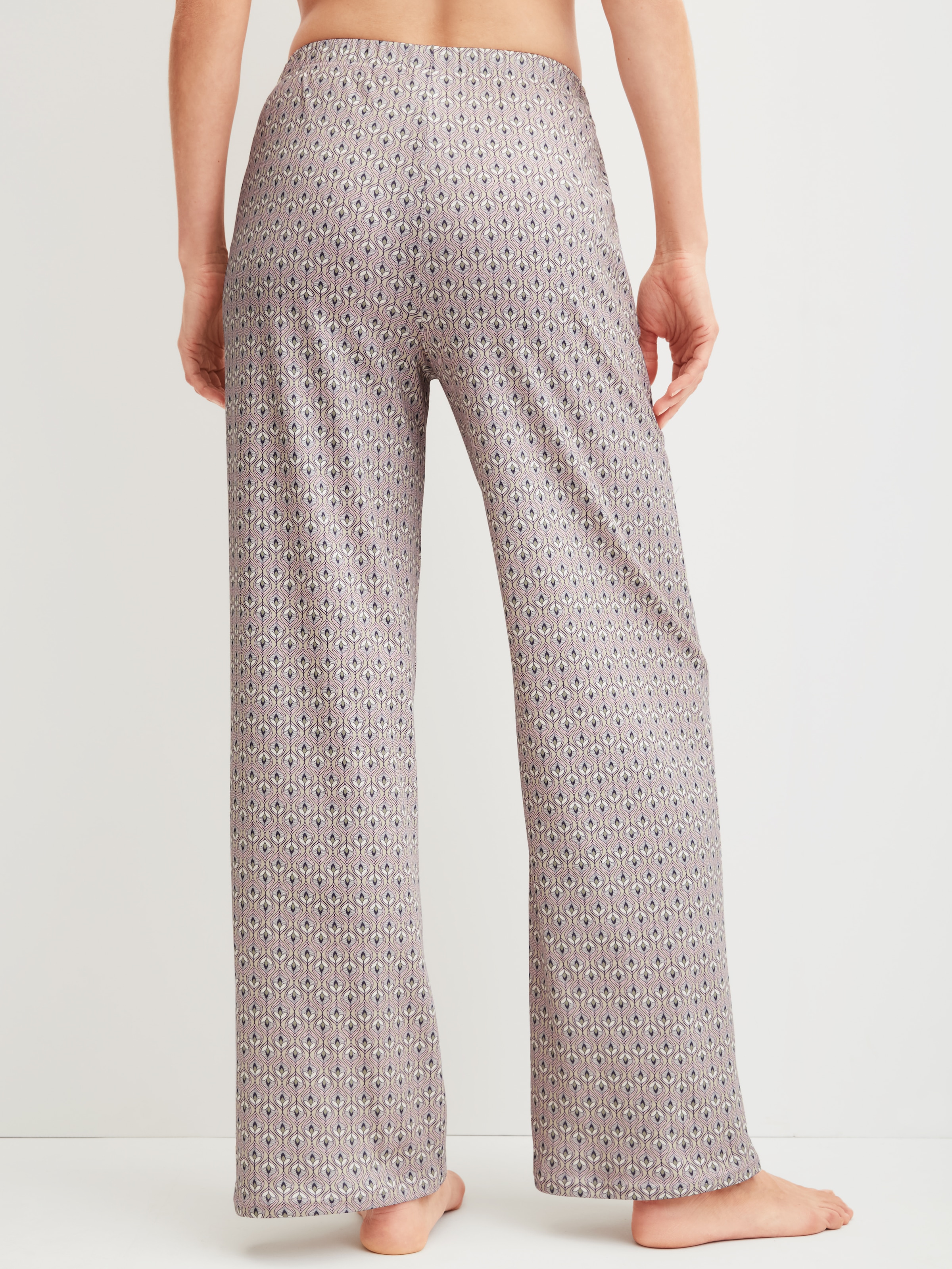 CALIDA Pyjamahose »Favourites Arts«  mit seitlichen Taschen und weicher Interlock-Qualität