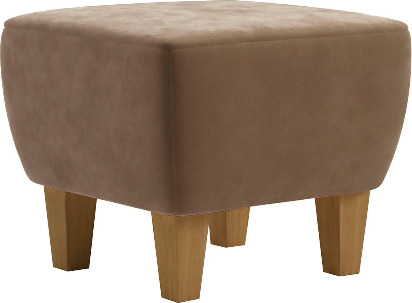 Home affaire Tabouret rembourré »Viva« mit Eichenfüssen