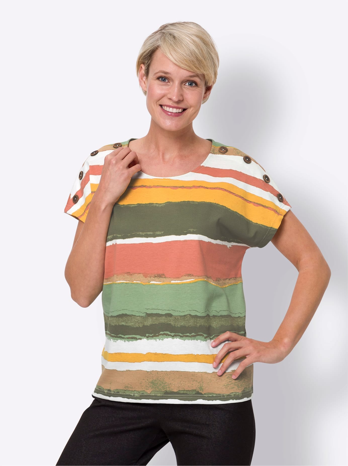 Classic Basics Rundhalsshirt »Druck-Shirt« 1 Stk.