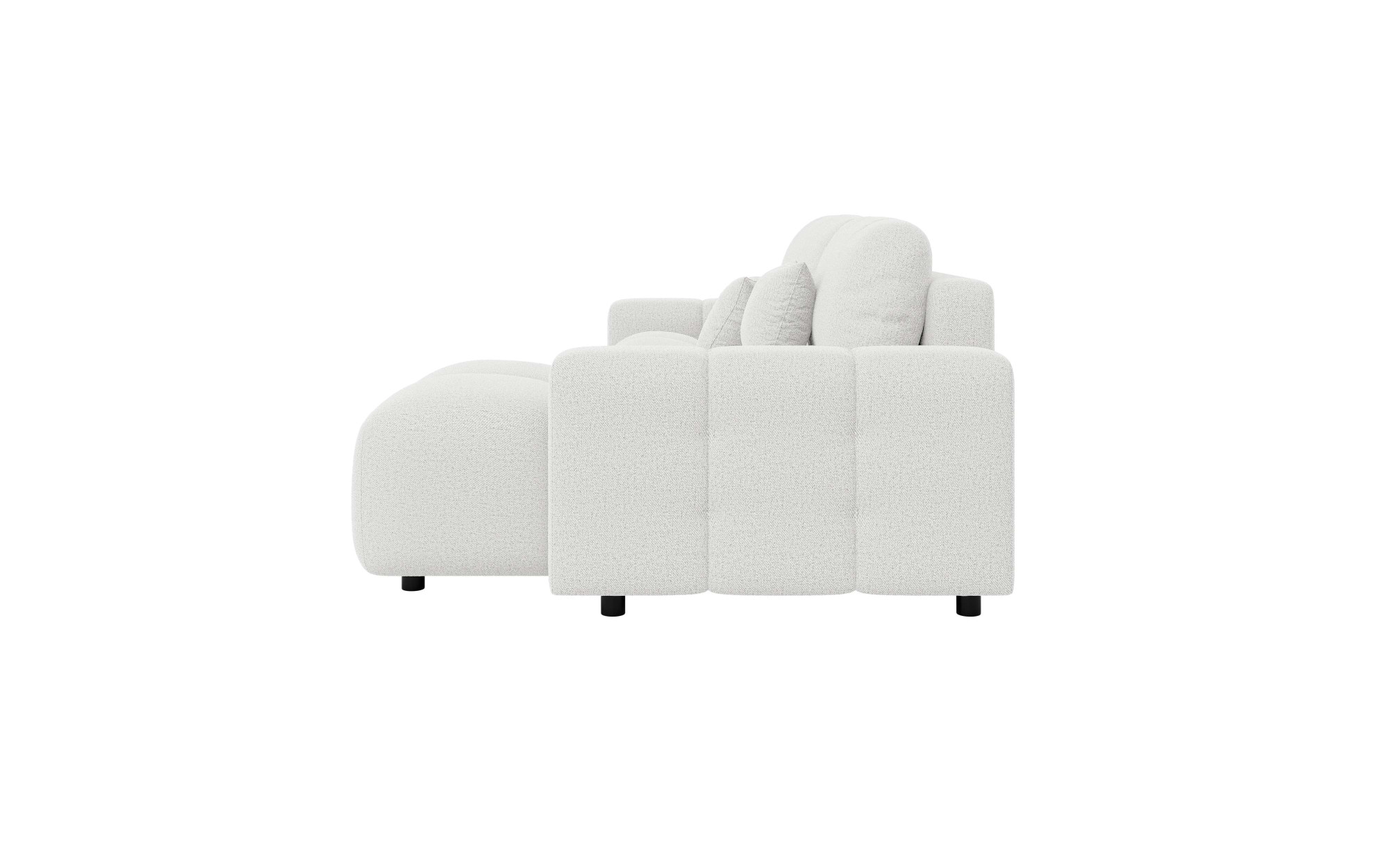 Home affaire Ecksofa »FELICI, Schlafsofa 233cm, L-Form mit Recamiere beidseitig montierbar« Designsofa mit Bettfunktion und Bettkasten, Masse B/T/H: 233/142/88 cm