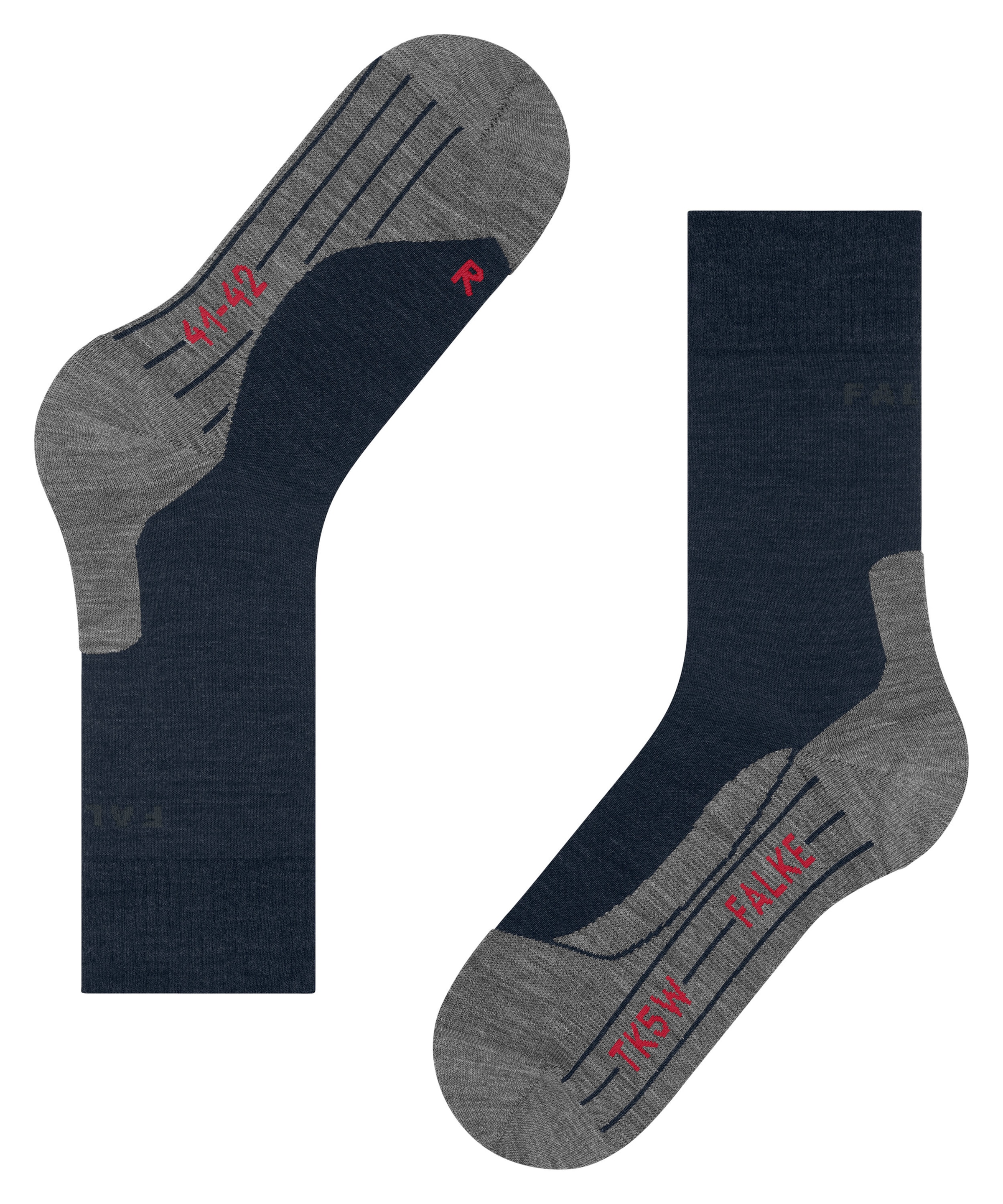 FALKE Wandersocken »TK5 Wander« mit anatomischer Passform, aus Wolle und Funktionsmaterial